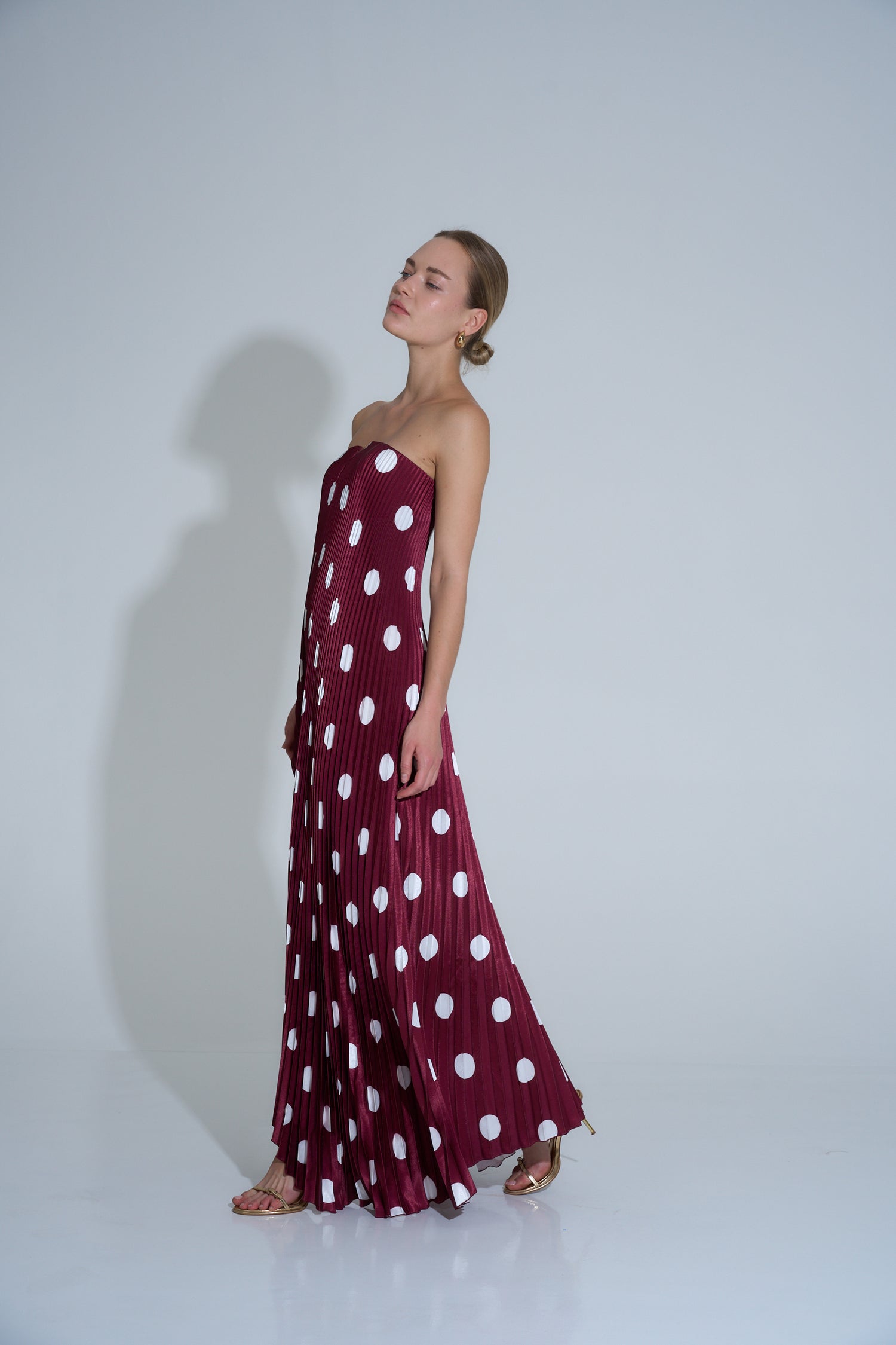 Black Tie Gown - Polka Wine