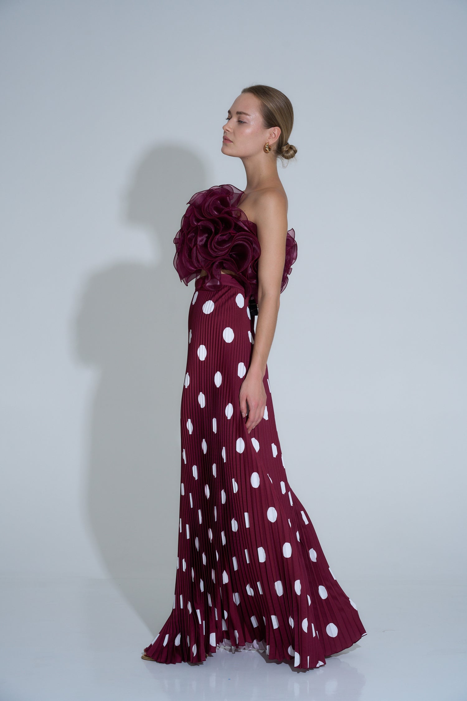 Cou Cou Top - Wine Organza