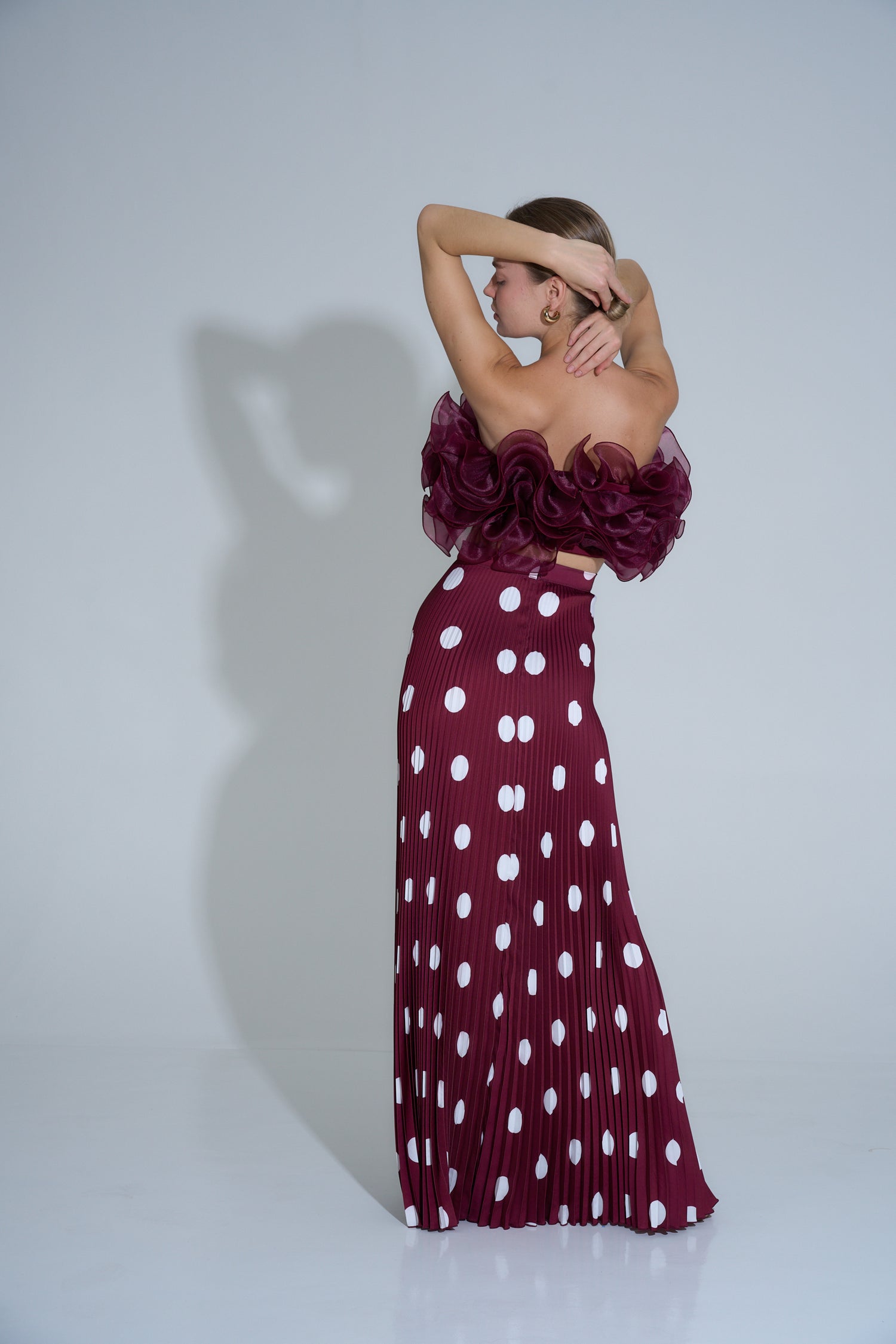 Cou Cou Top - Wine Organza