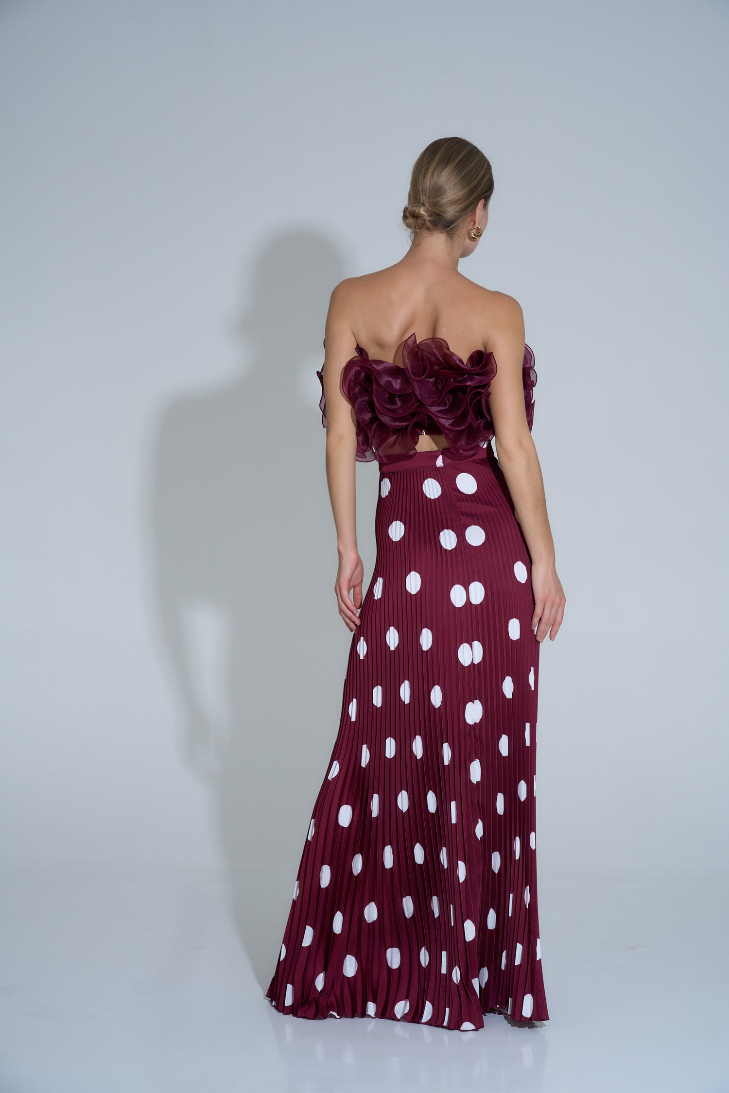 Gala Skirt - Polka Wine