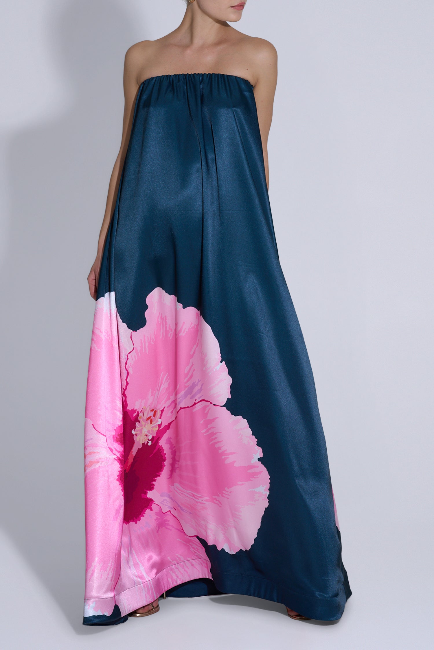 Costiera Dress - Hibiscus Midnight