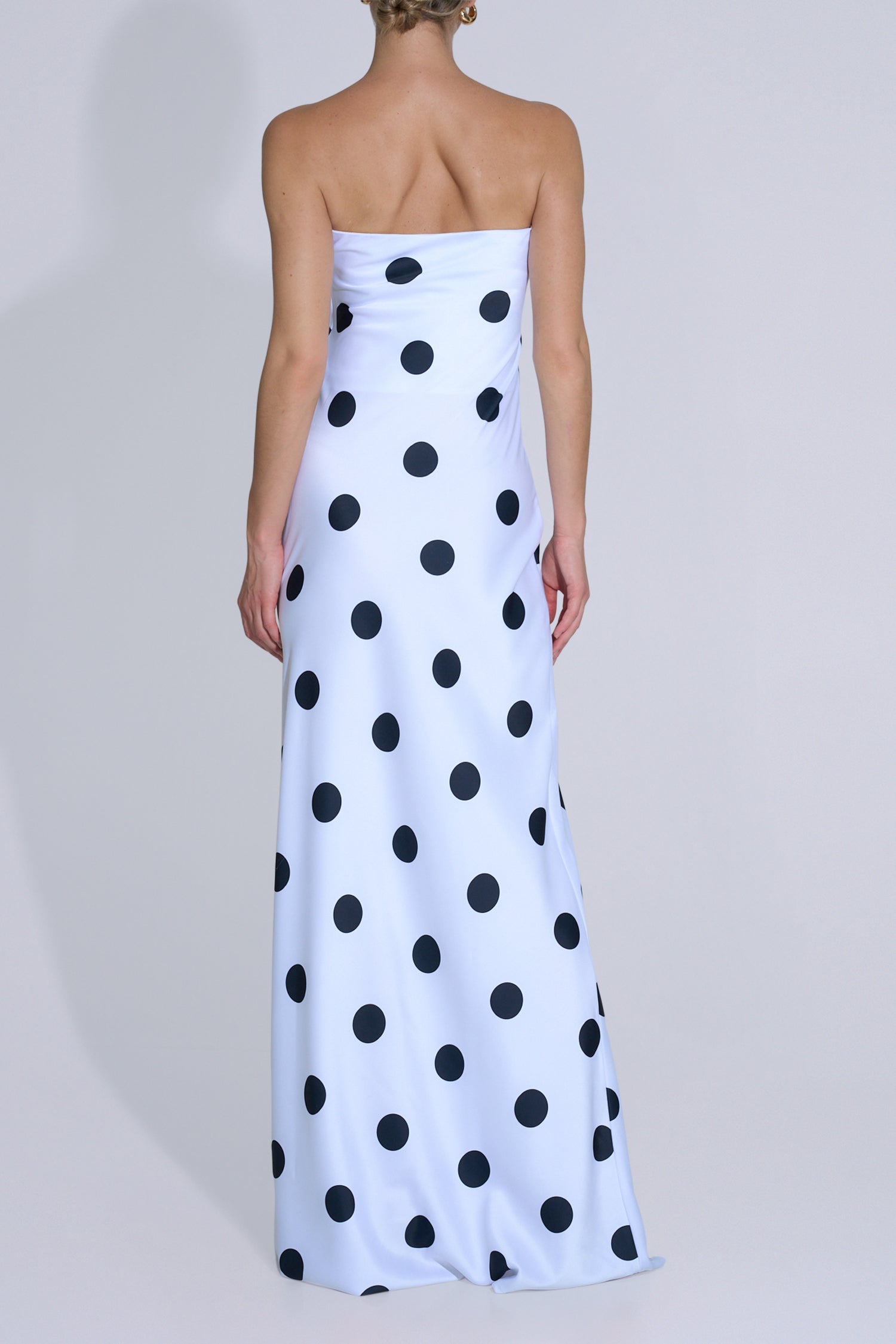 York Dress - Polka Blanc