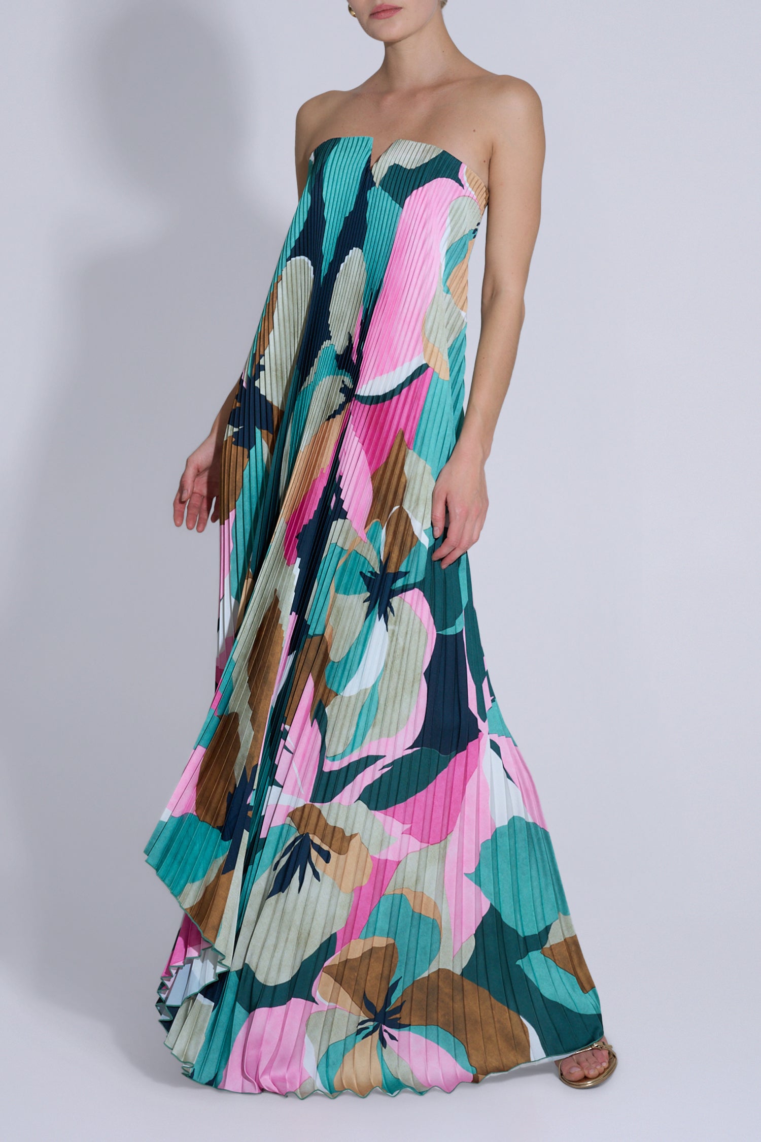 Black Tie Gown - Green Calypso