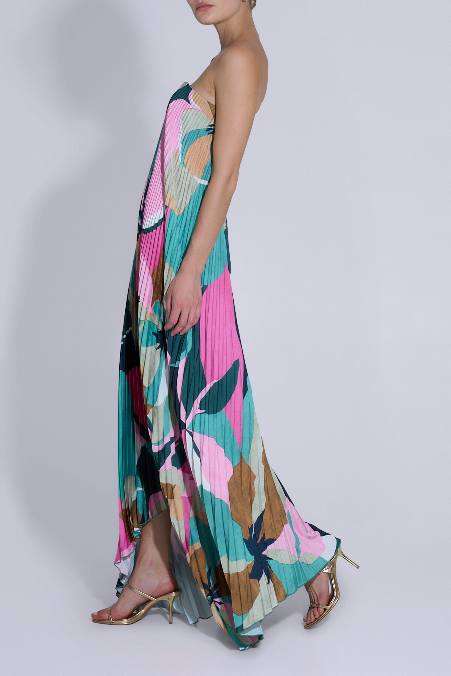 Black Tie Gown - Green Calypso