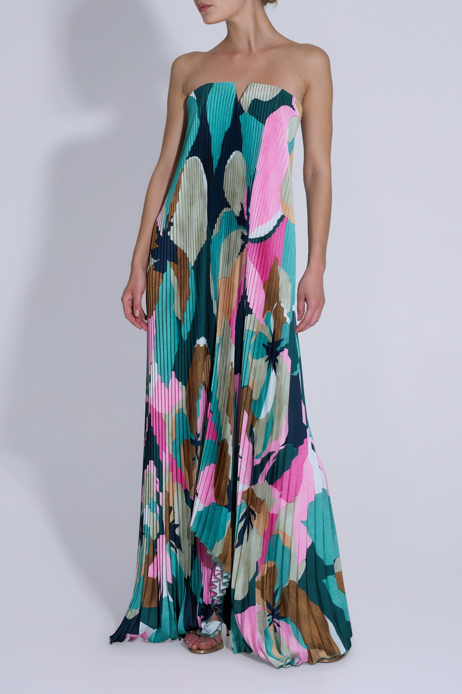 Black Tie Gown - Green Calypso