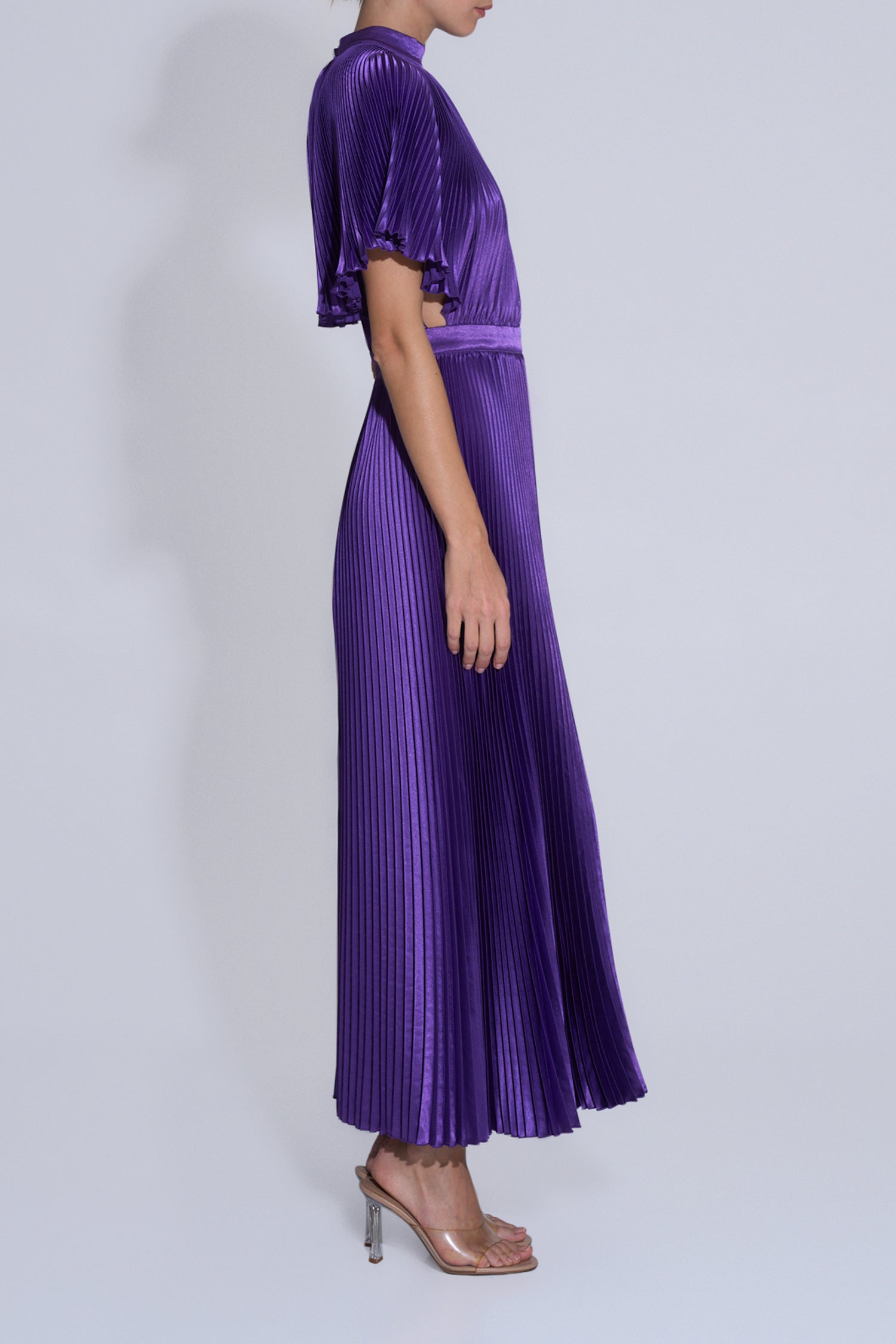 Elite Split Gown - Viola