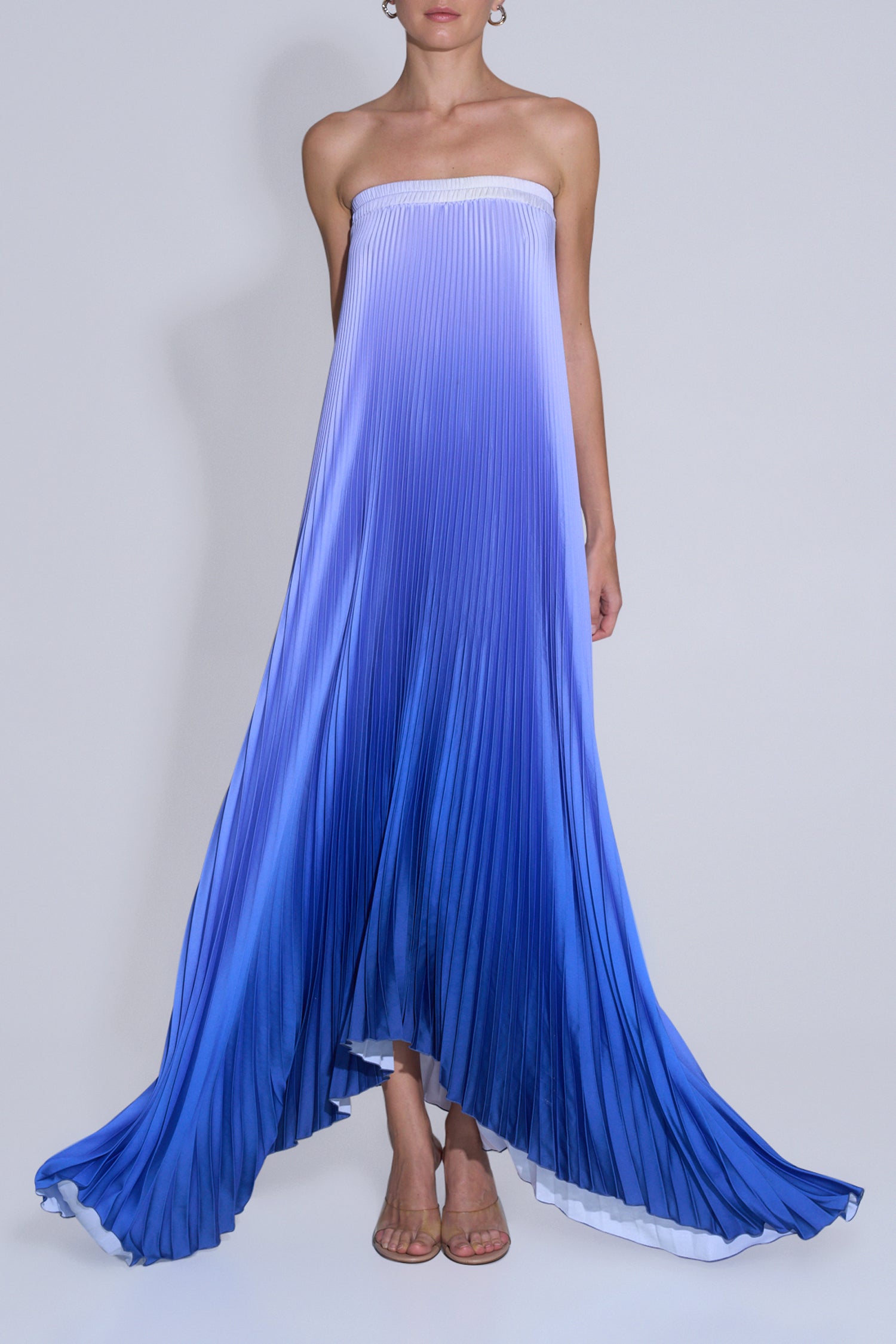 Bisous Strapless Gown - Ocean