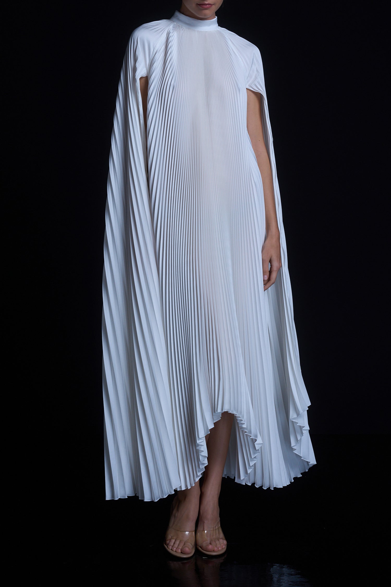 Eiffel Cape Gown - Ivory