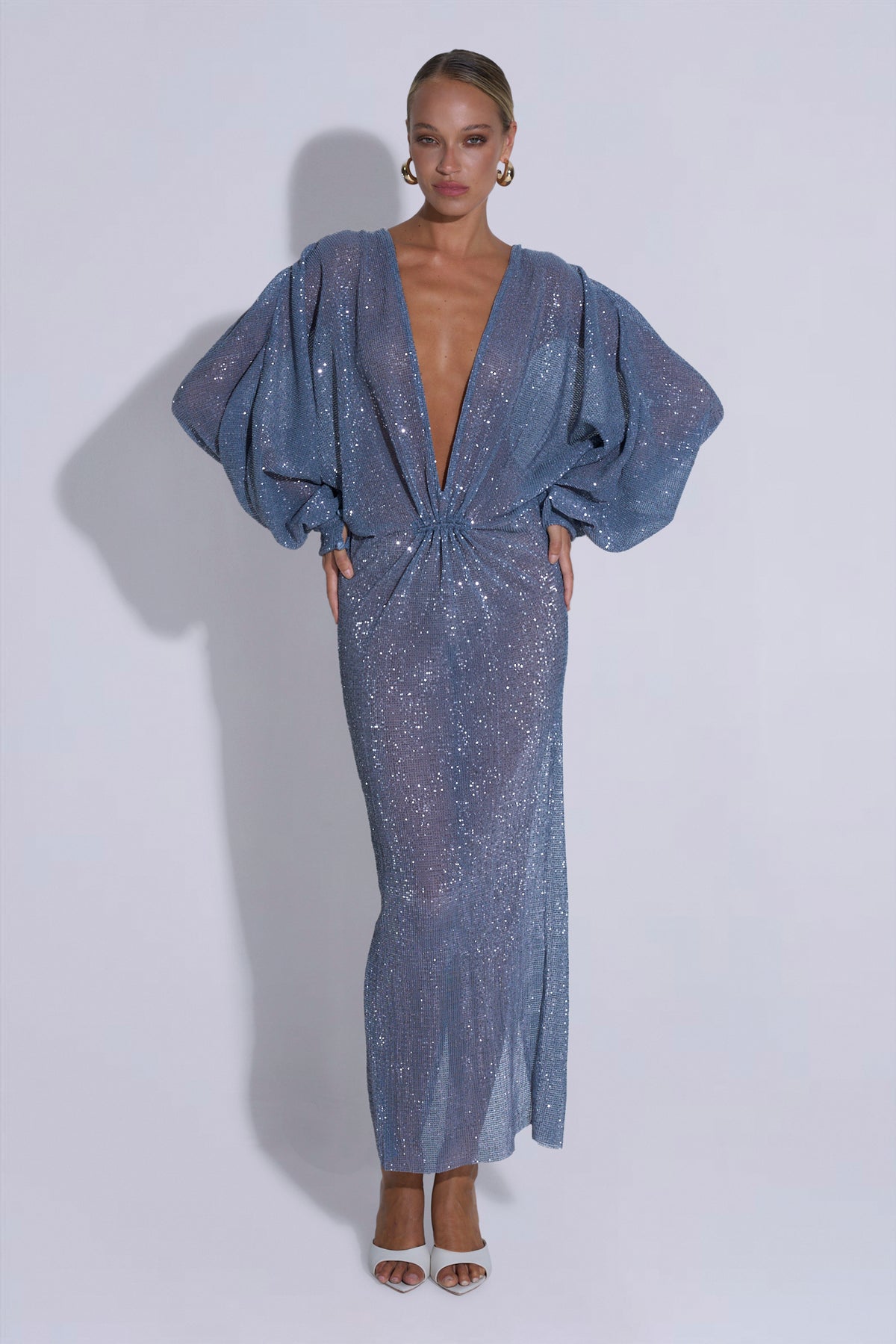 Experimental Gown - Steel Sequin