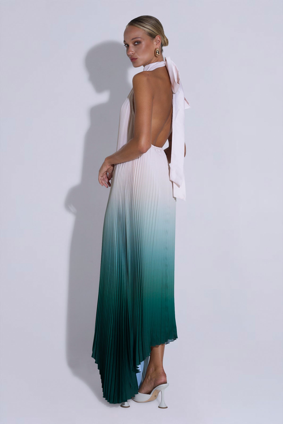 Opera Gown - Green Milk Ombre