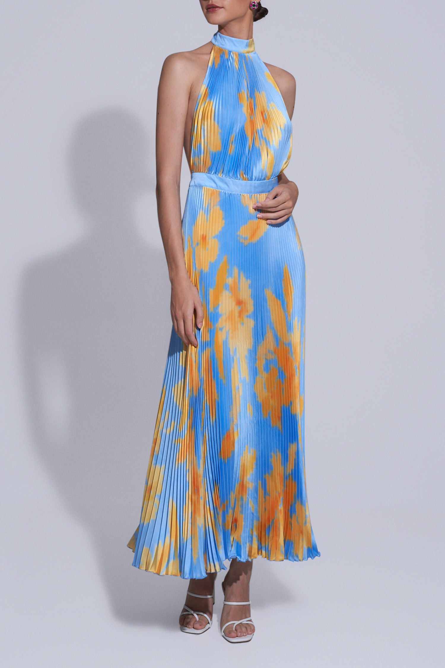 Cinema Gown - Jardin Blue