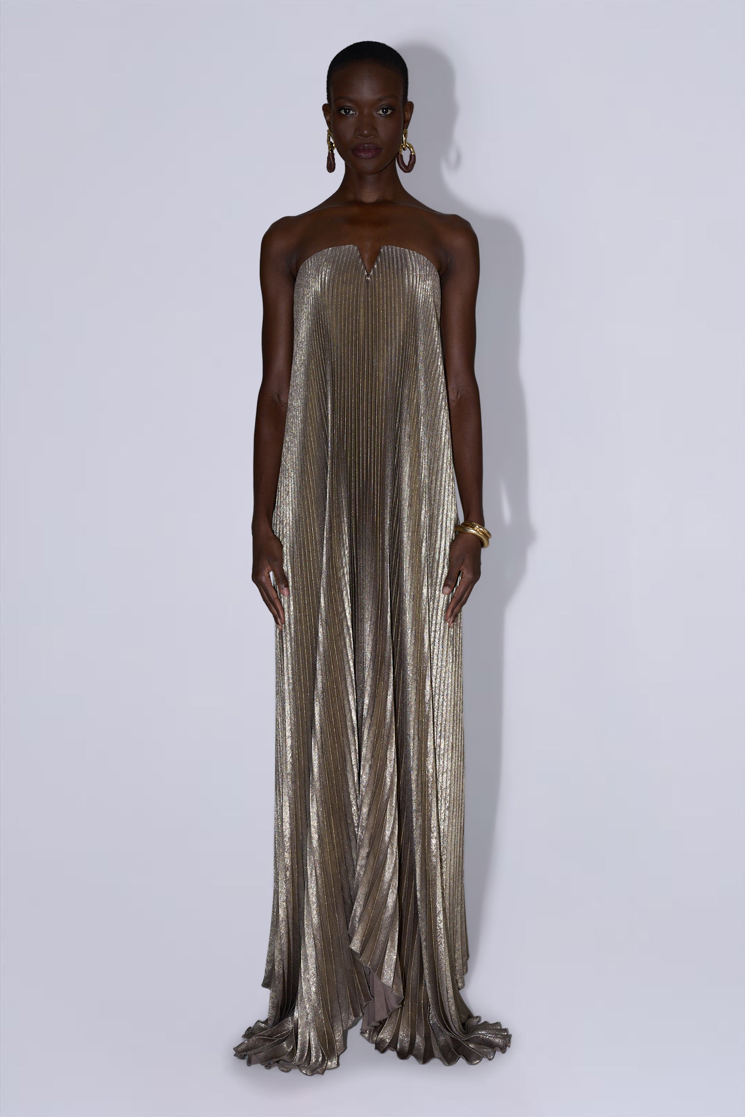Black Tie Gown - Gold Shimmer