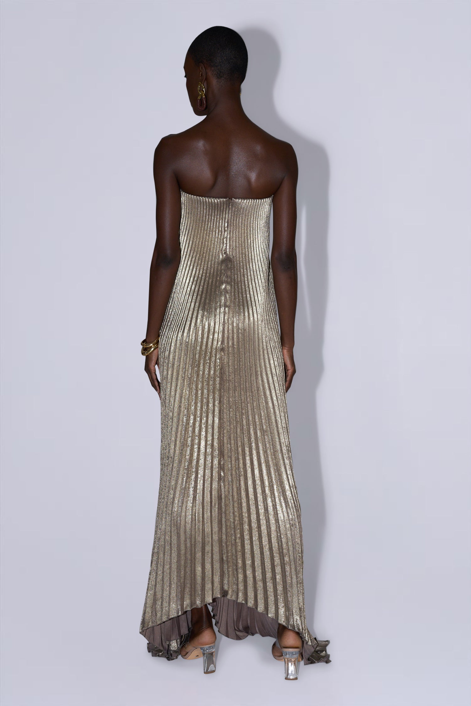 Black Tie Gown - Gold Shimmer