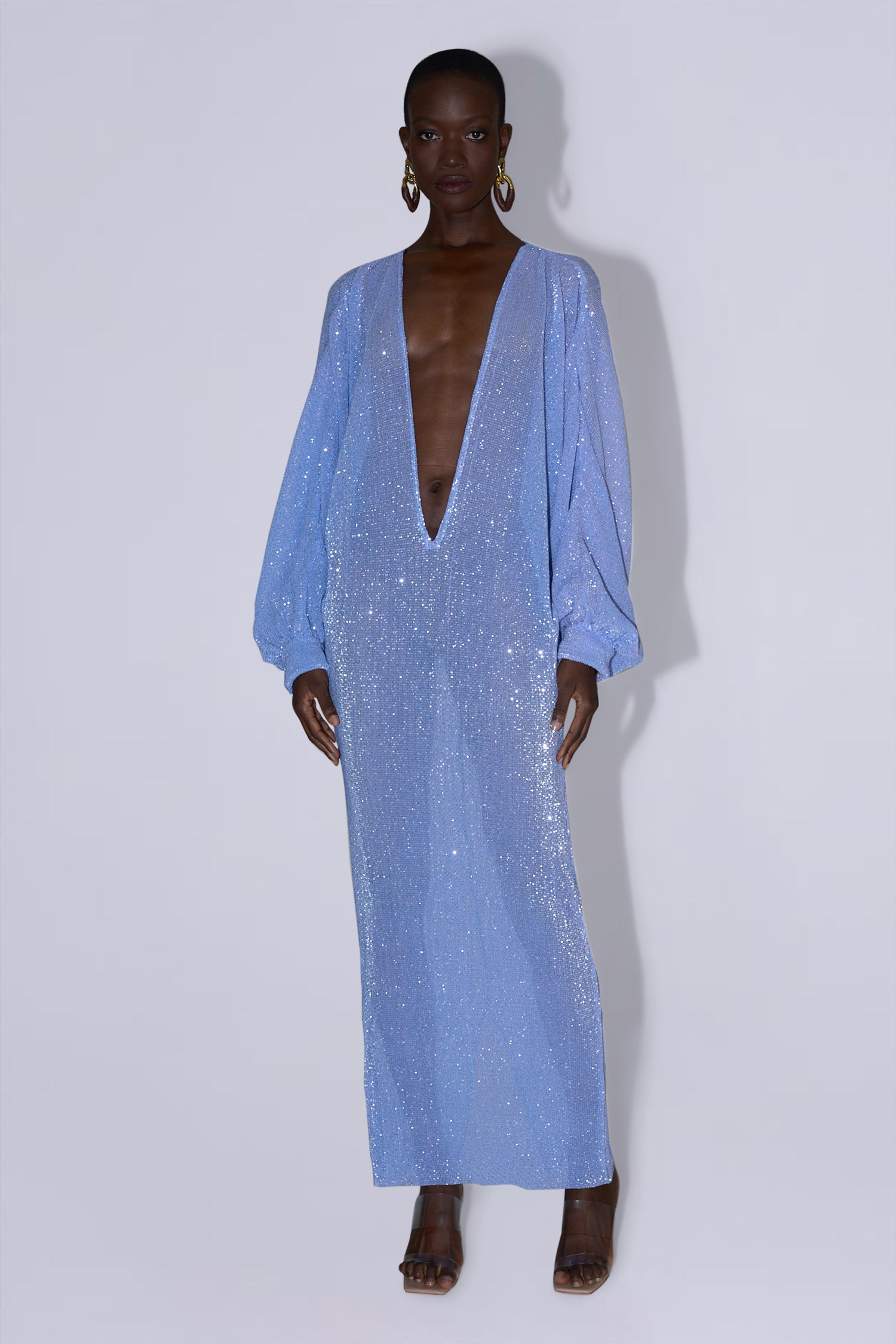 Experimental Gown - Sapphire Sequin