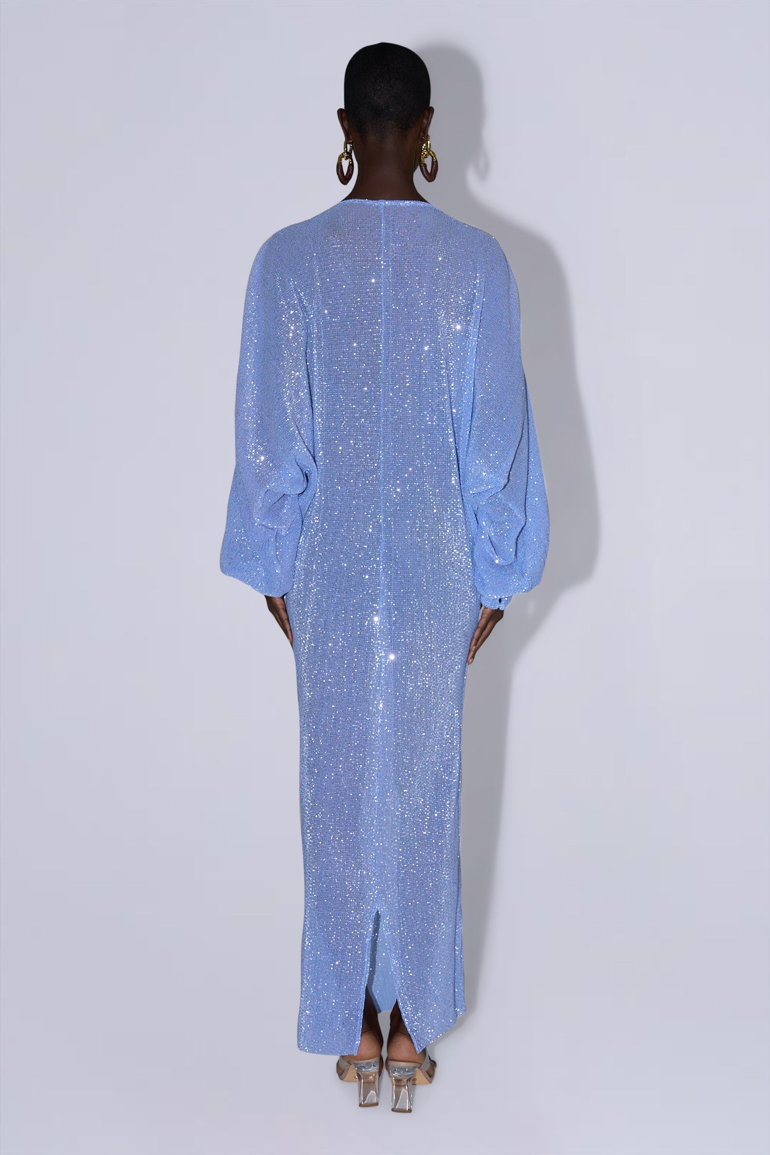 Experimental Gown - Sapphire Sequin