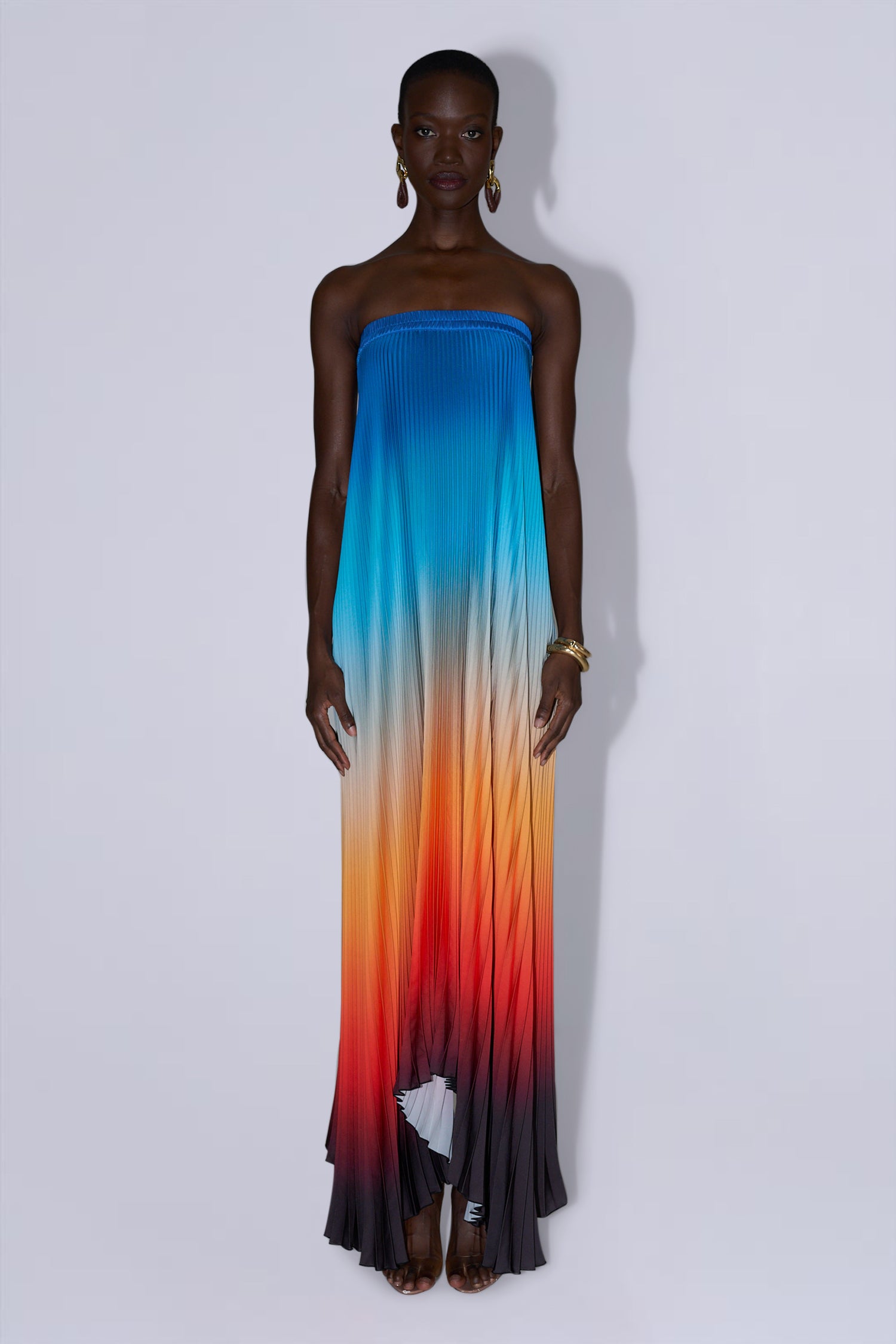 Bisous Strapless Gown - Ibiza Sunset