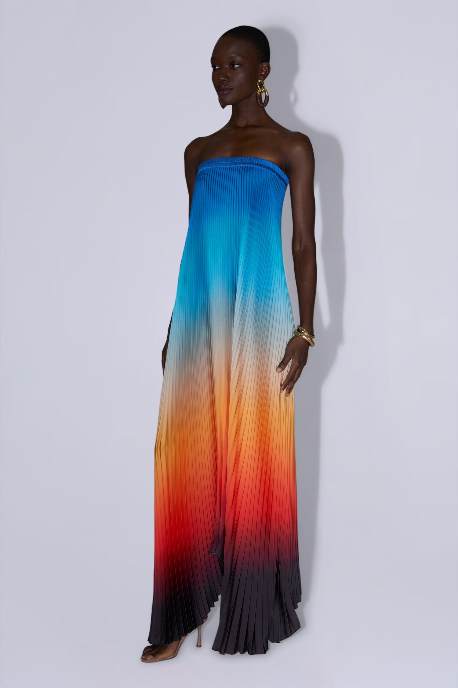 Bisous Strapless Gown - Ibiza Sunset