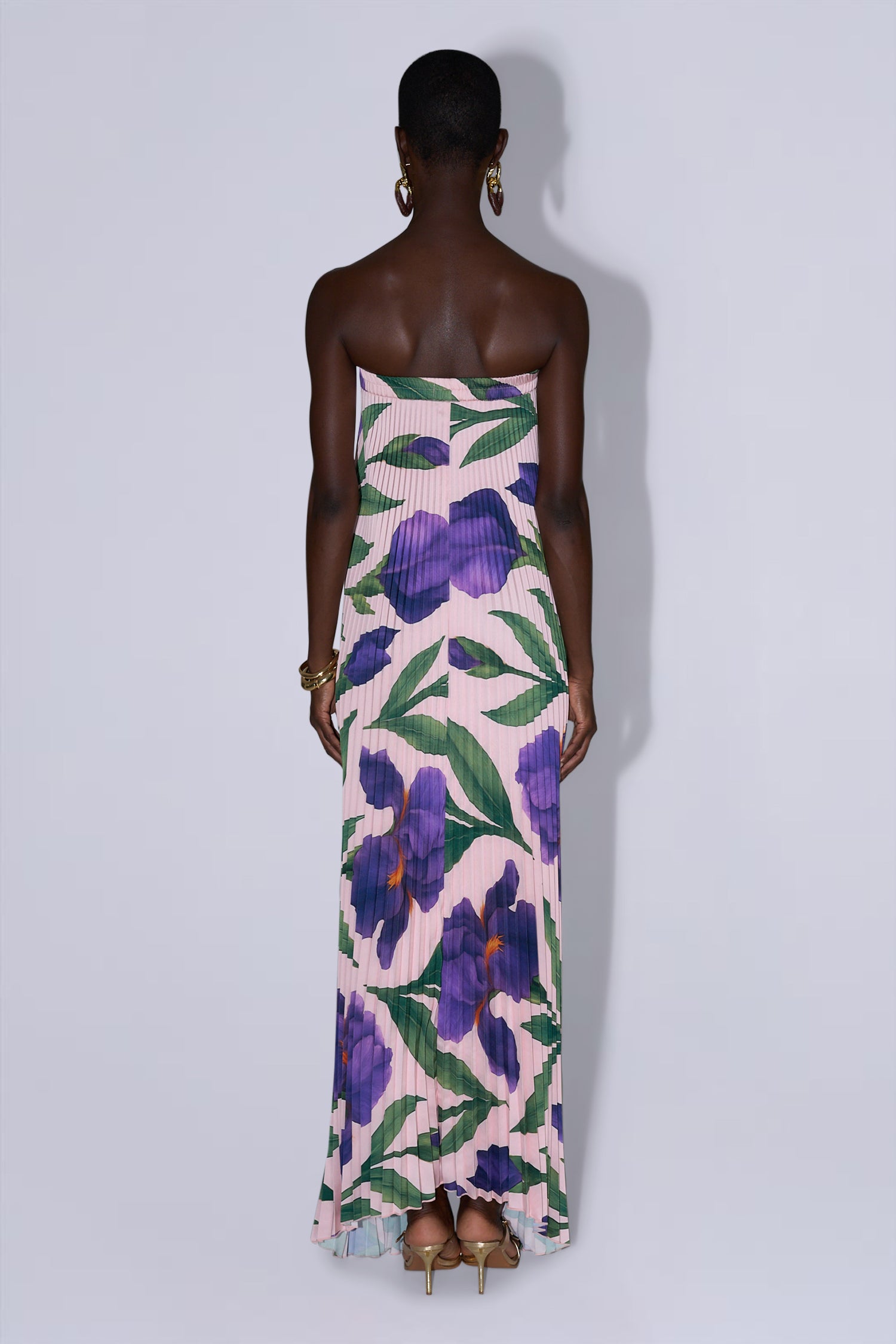 Bisous Strapless Gown - Iris Garden