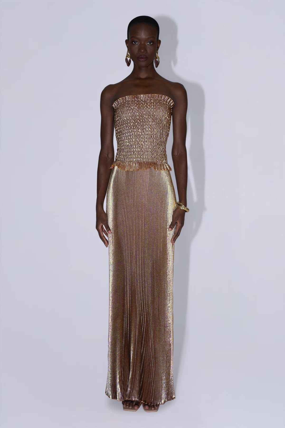 Maya Gown - Suede Shimmer