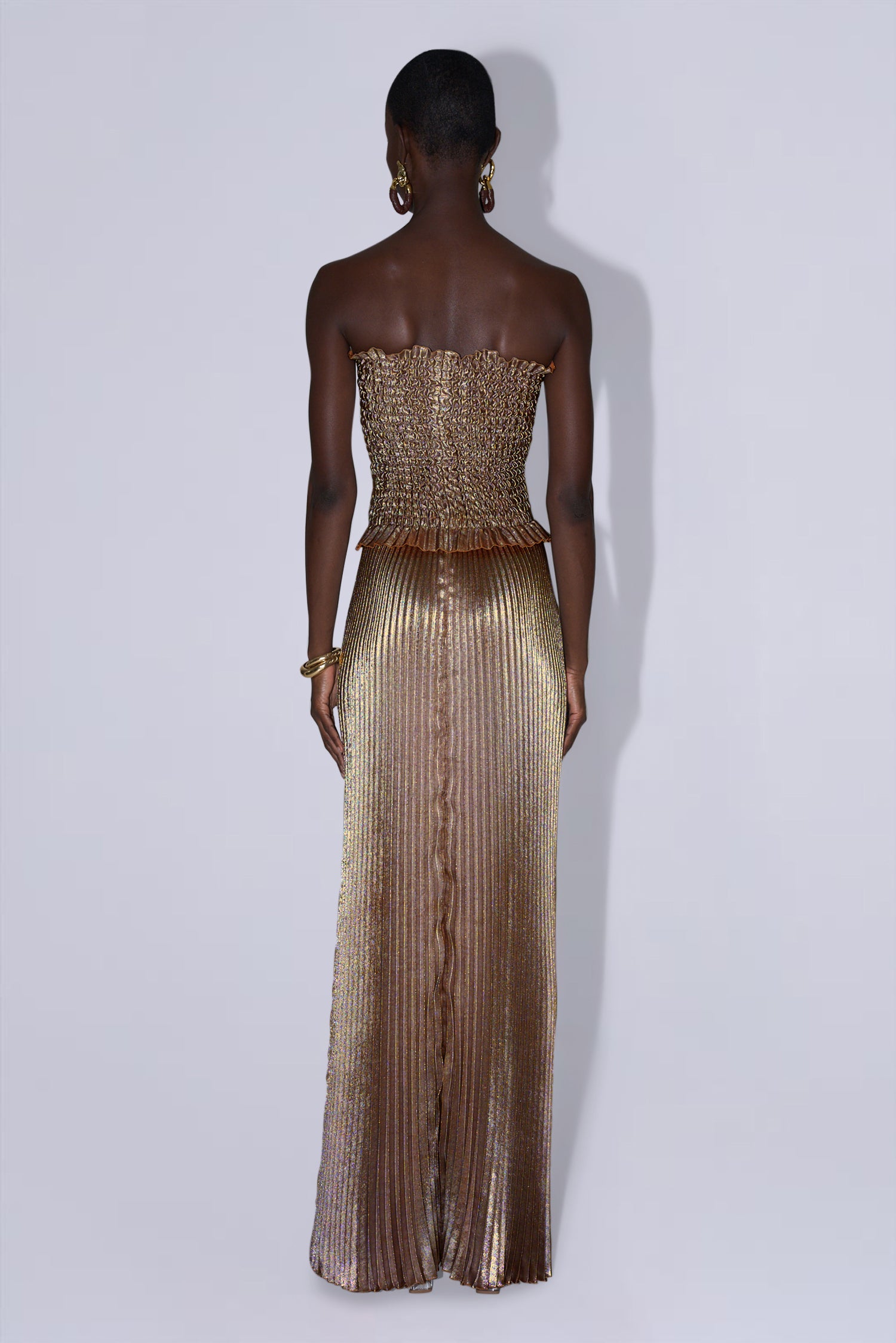 Maya Gown - Suede Shimmer