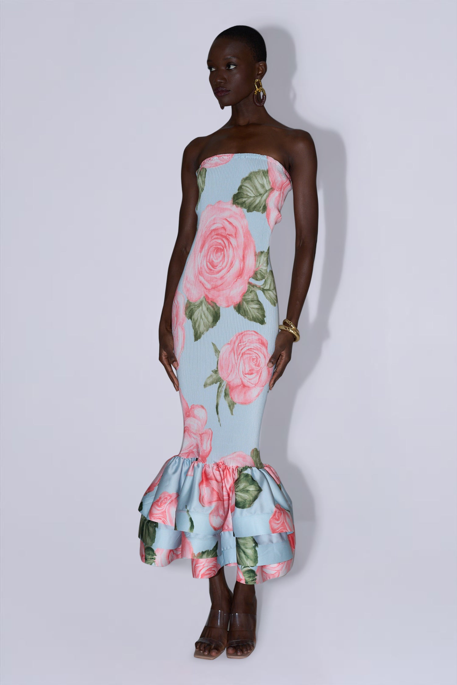 Ramblas Dress - Rose Garden