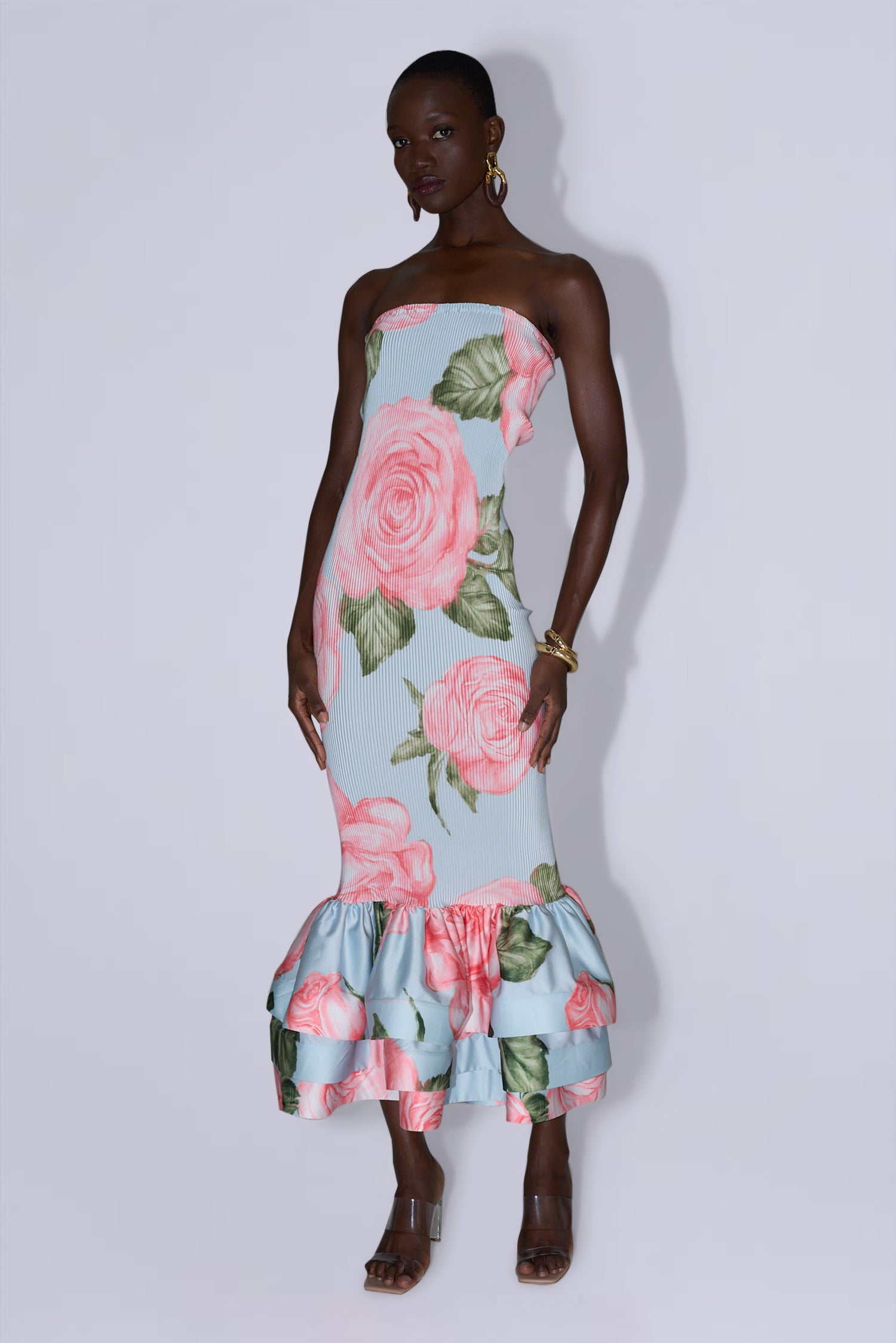 Ramblas Dress - Rose Garden