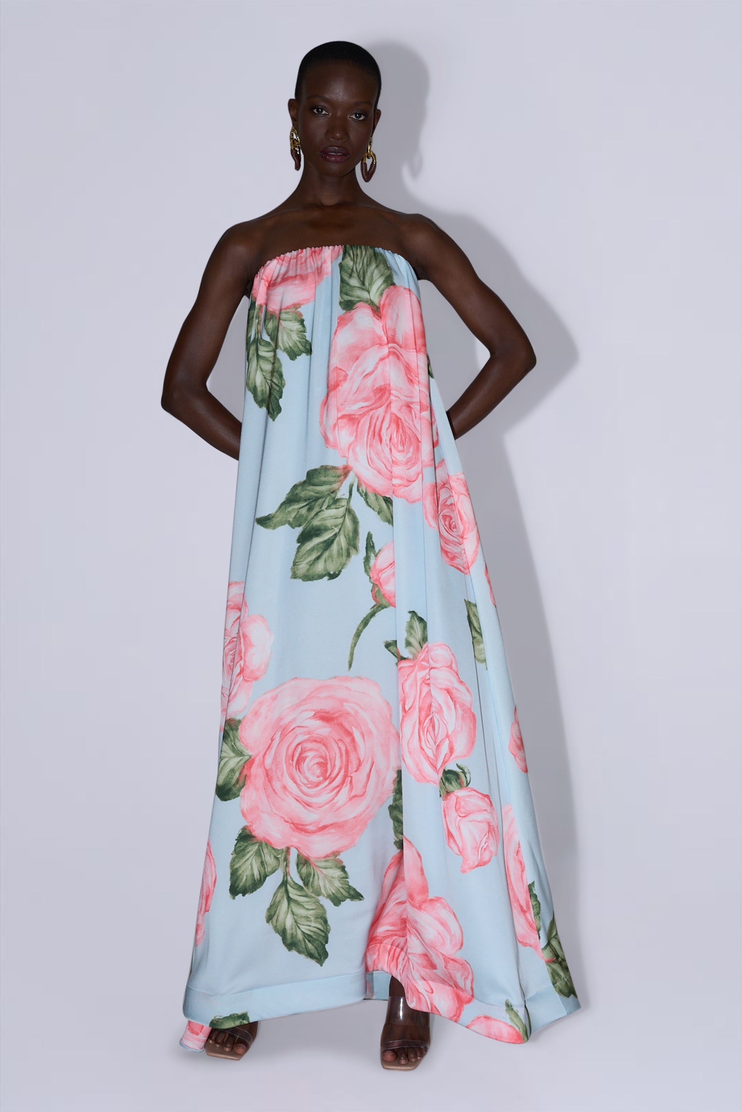Costiera Dress - Rose Garden