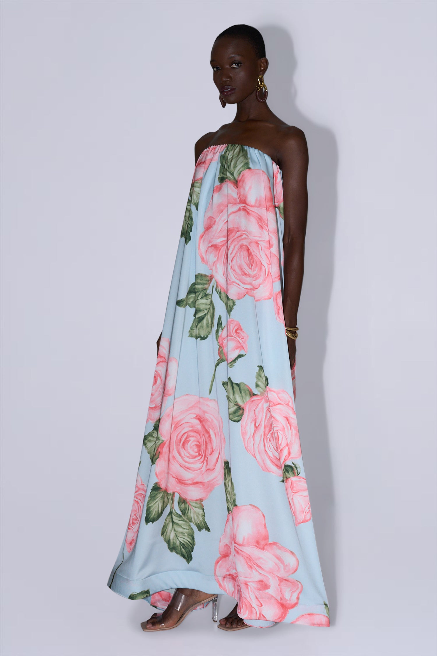 Costiera Dress - Rose Garden