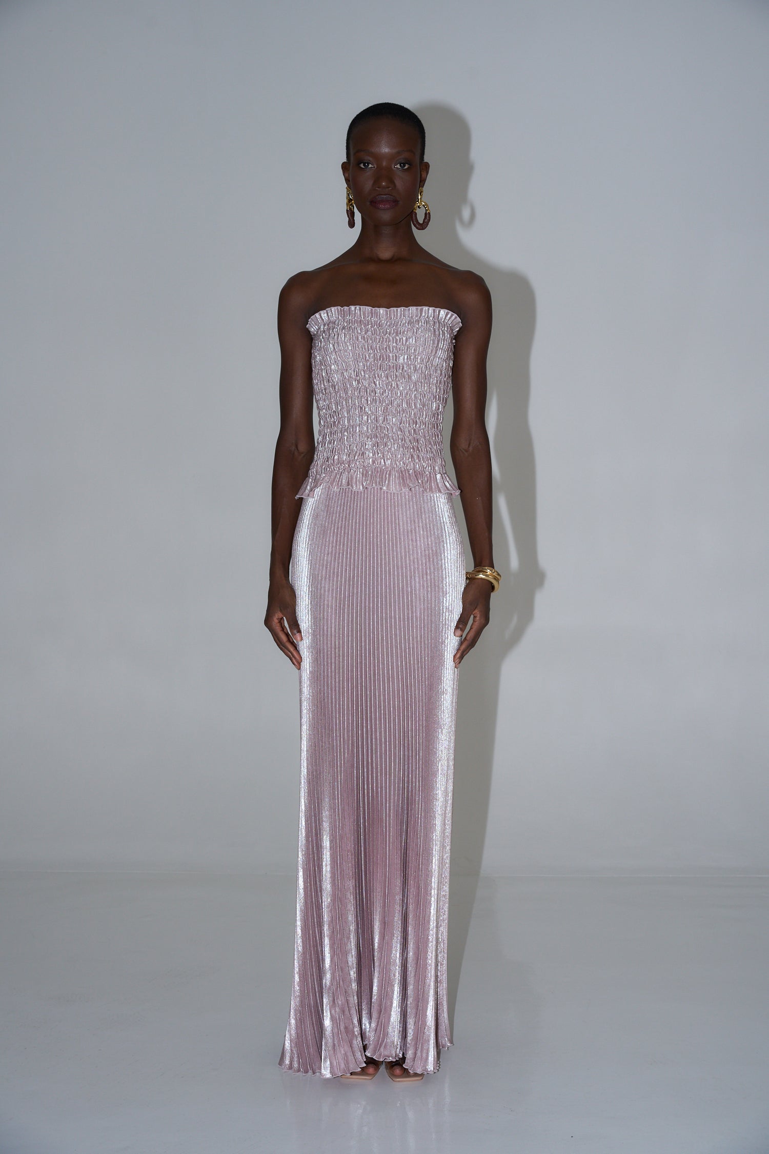 Maya Gown - Dusty Shimmer