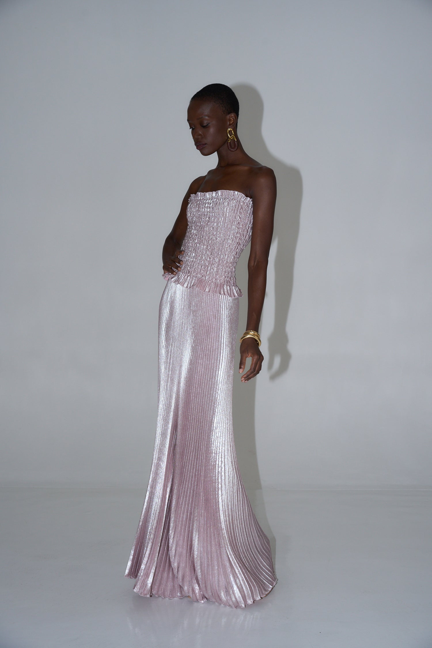 Maya Gown - Dusty Shimmer