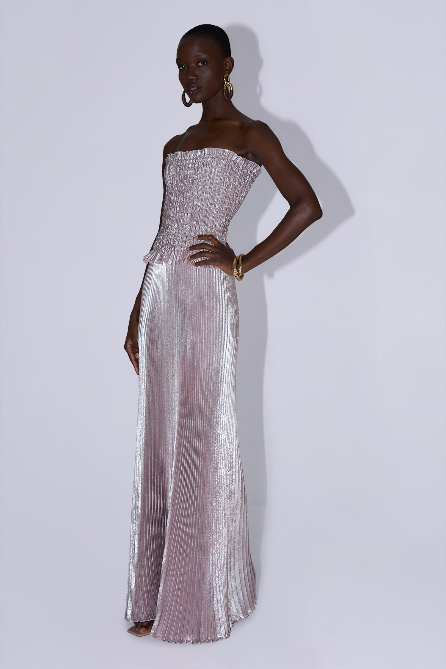 Maya Gown - Dusty Shimmer