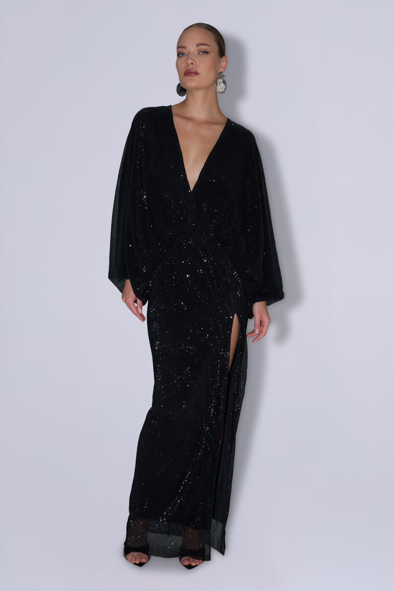 Paradiso Split Gown - Mezzanotte