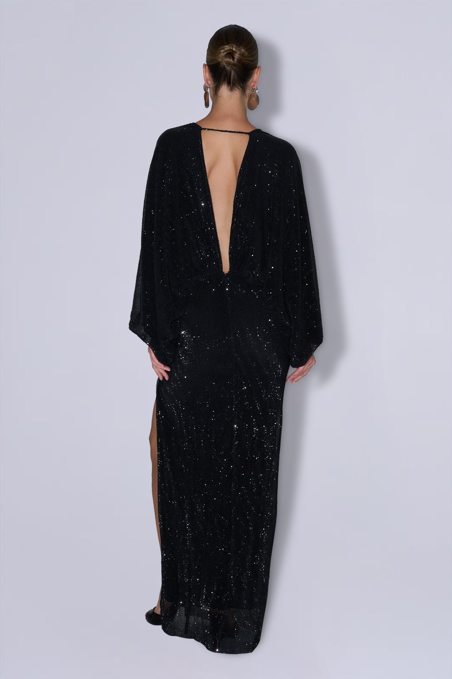 Paradiso Split Gown - Mezzanotte