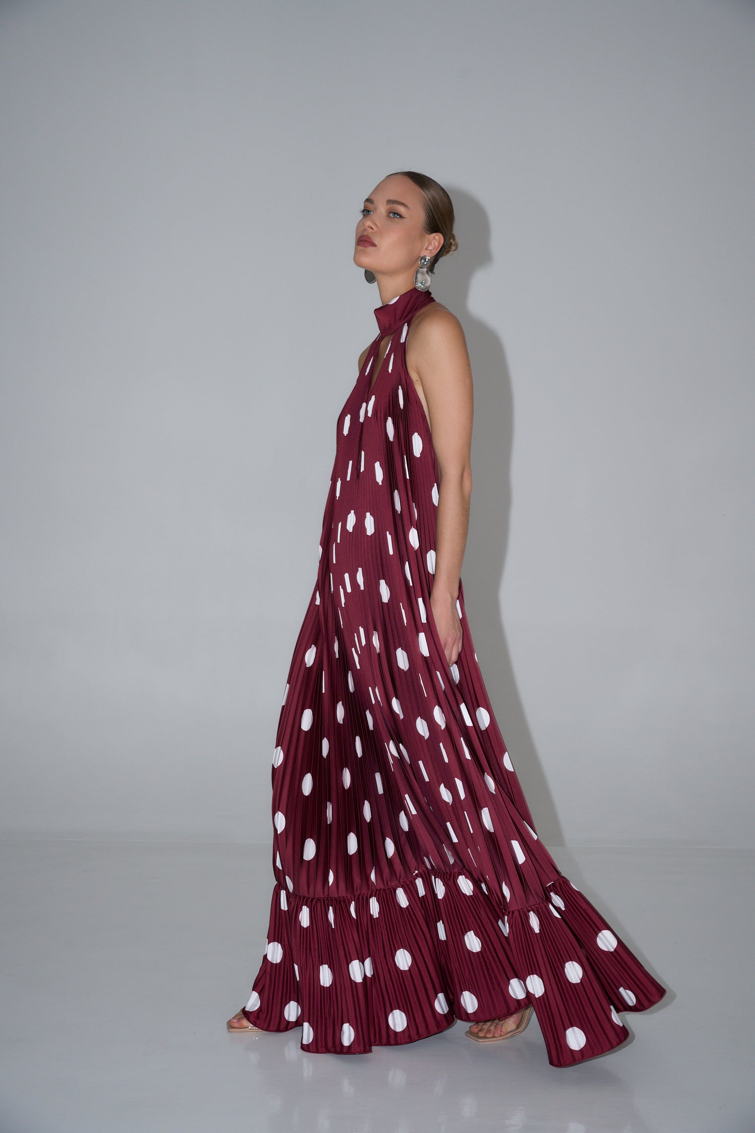 Libertie Gown - Polka Wine