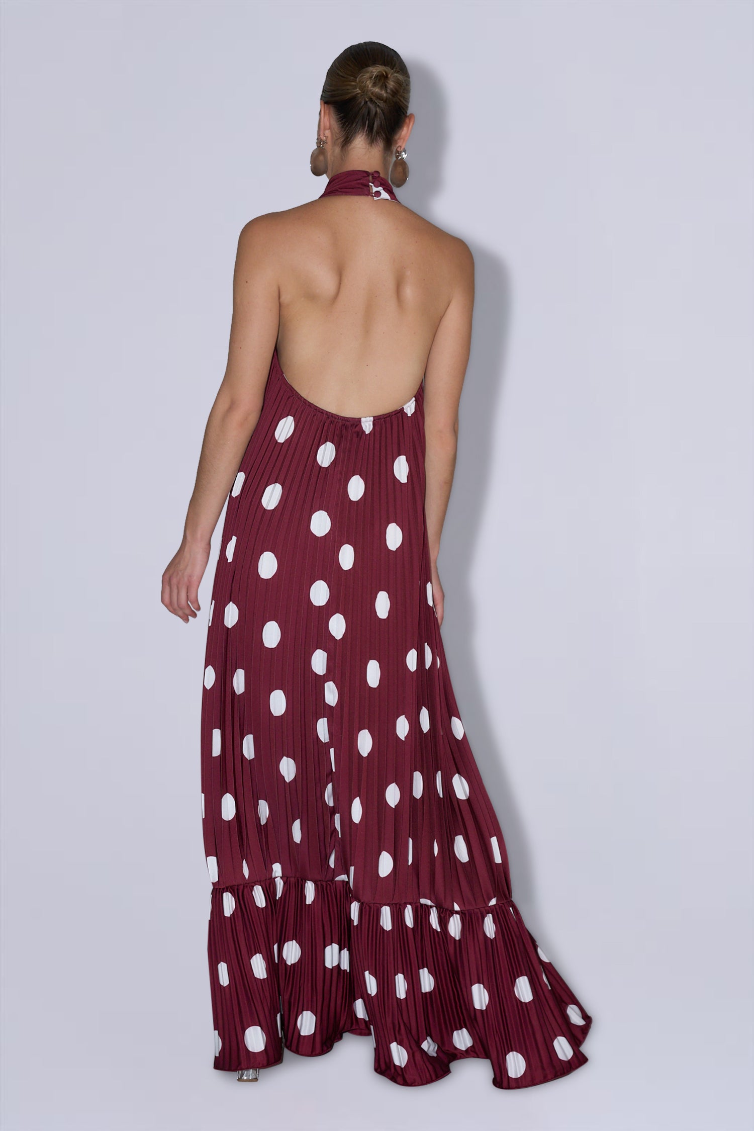 Libertie Gown - Polka Wine