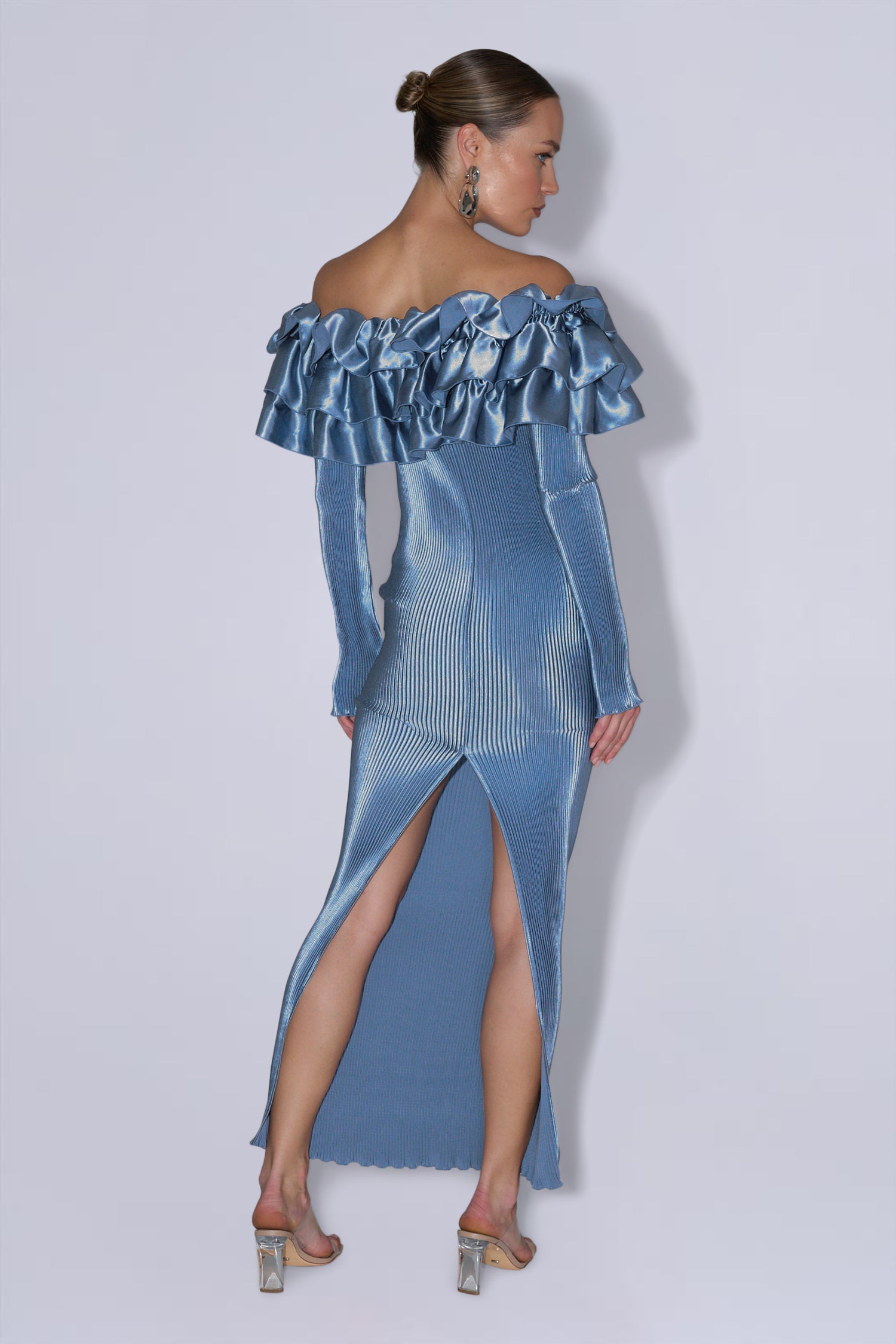 Paris Sleeved Tube Dress - Slate