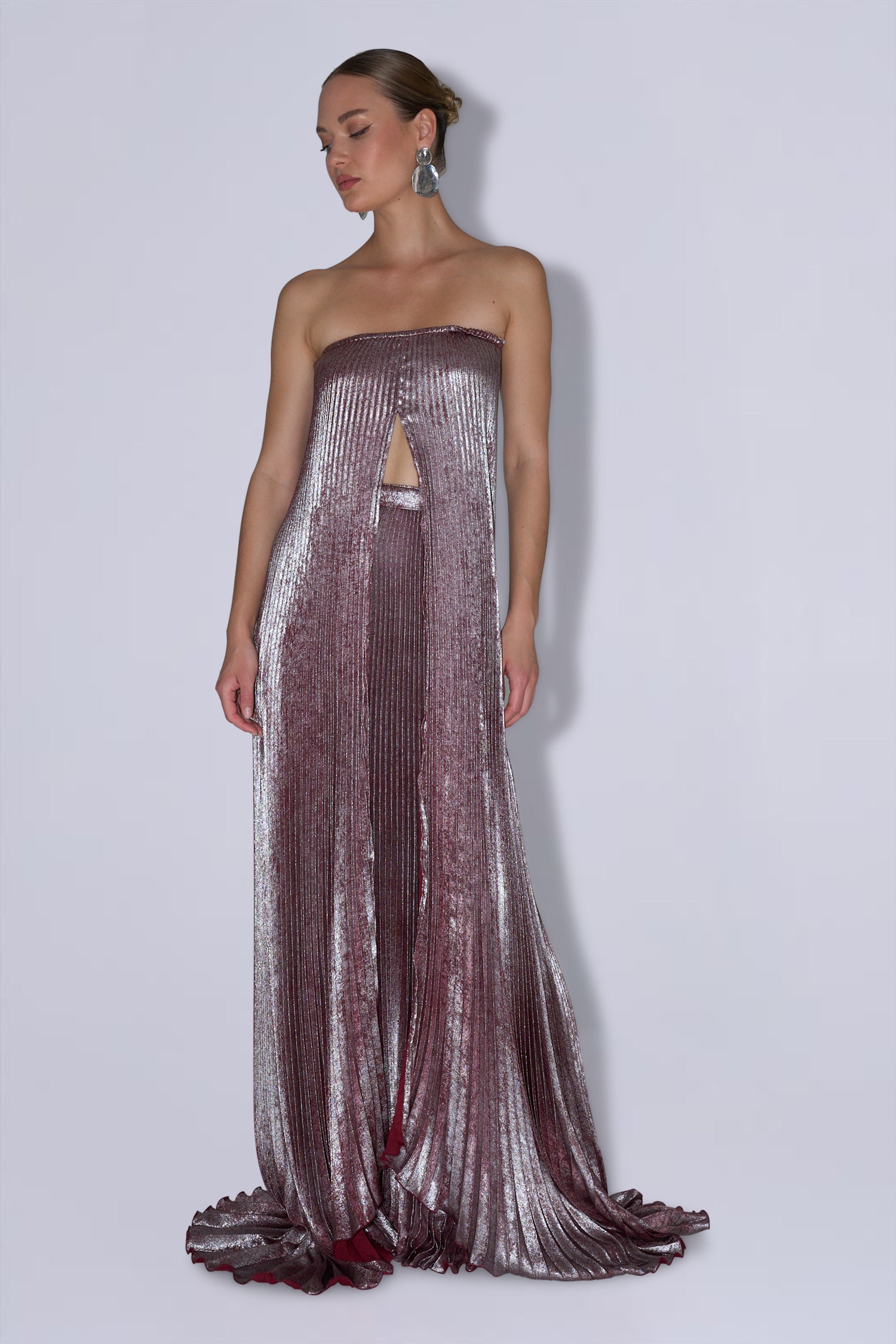 Gala Skirt - Wine Shimmer