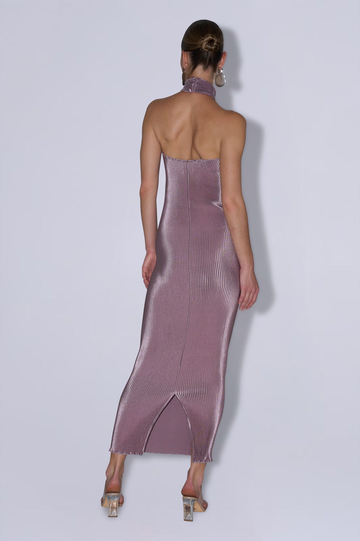 90's Halter Dress - Rosewood