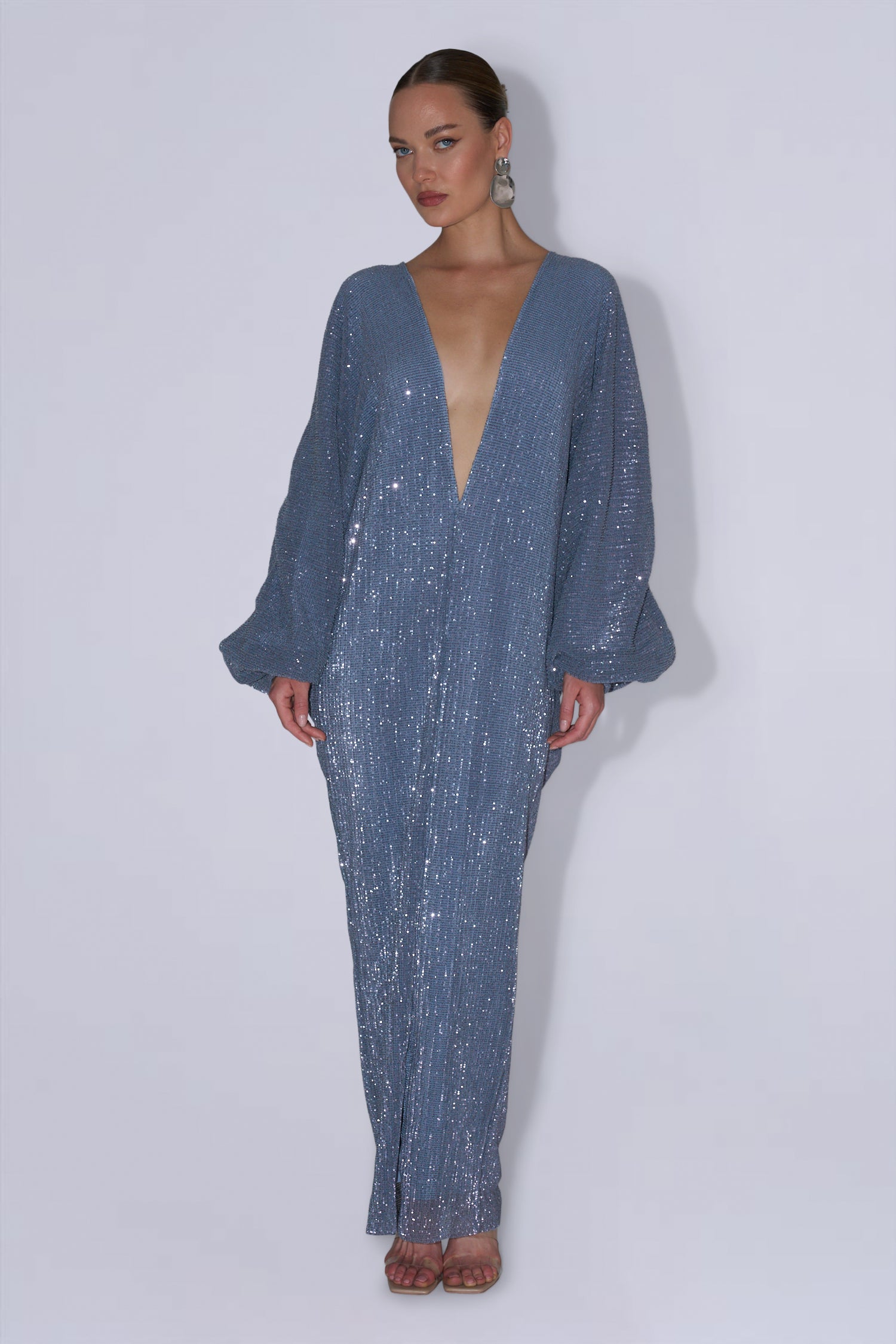 Experimental Gown - Steel Sequin