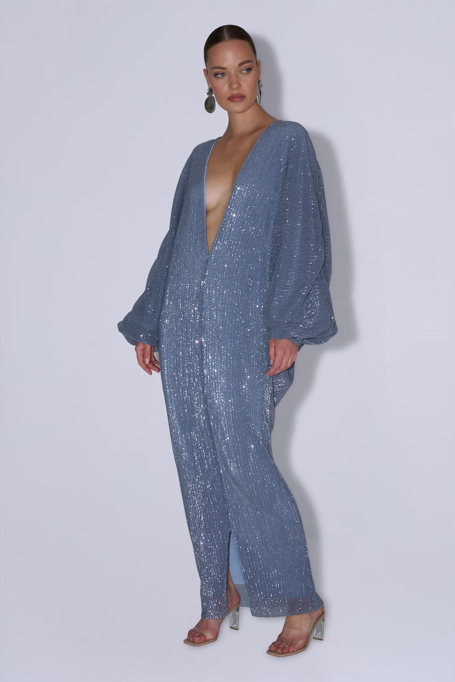 Experimental Gown - Steel Sequin