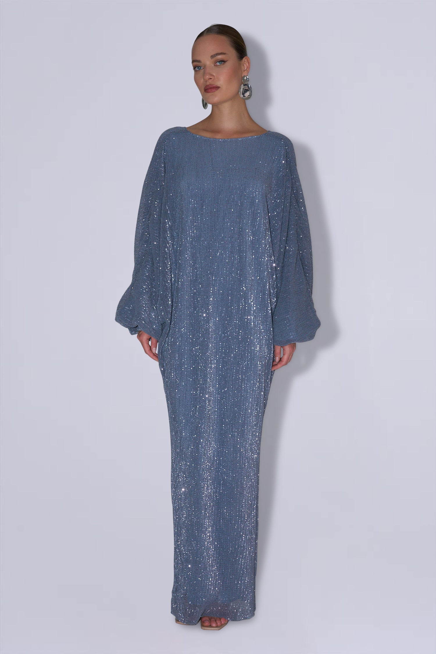 Experimental Gown - Steel Sequin