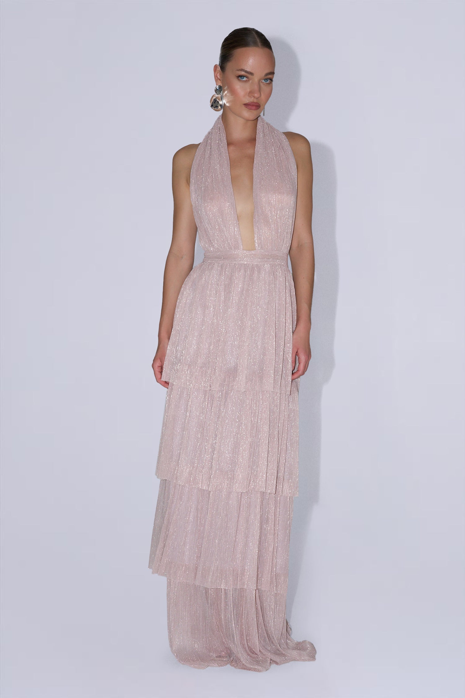 Nammos Gown - Blush Moonlight