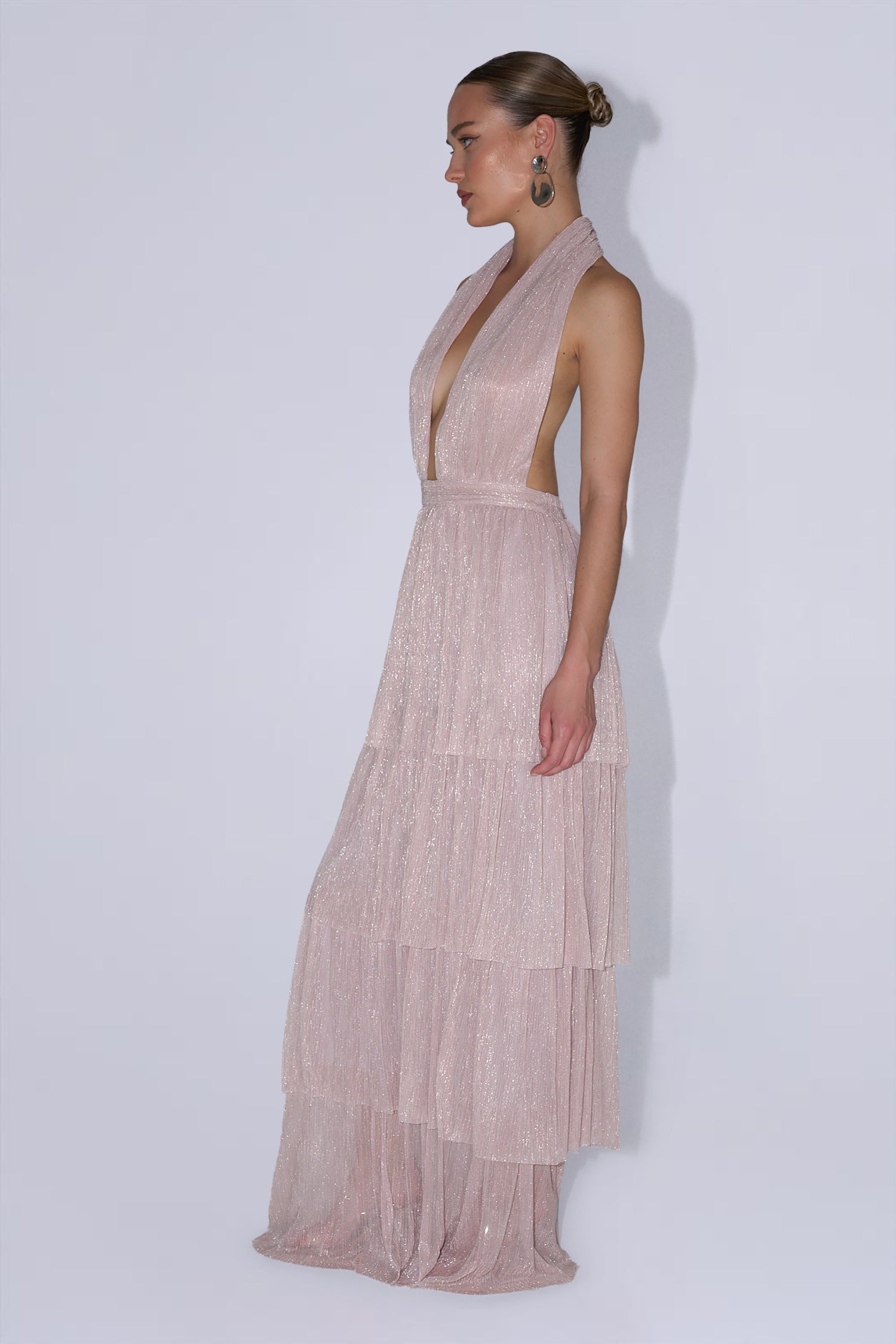 Nammos Gown - Blush Moonlight