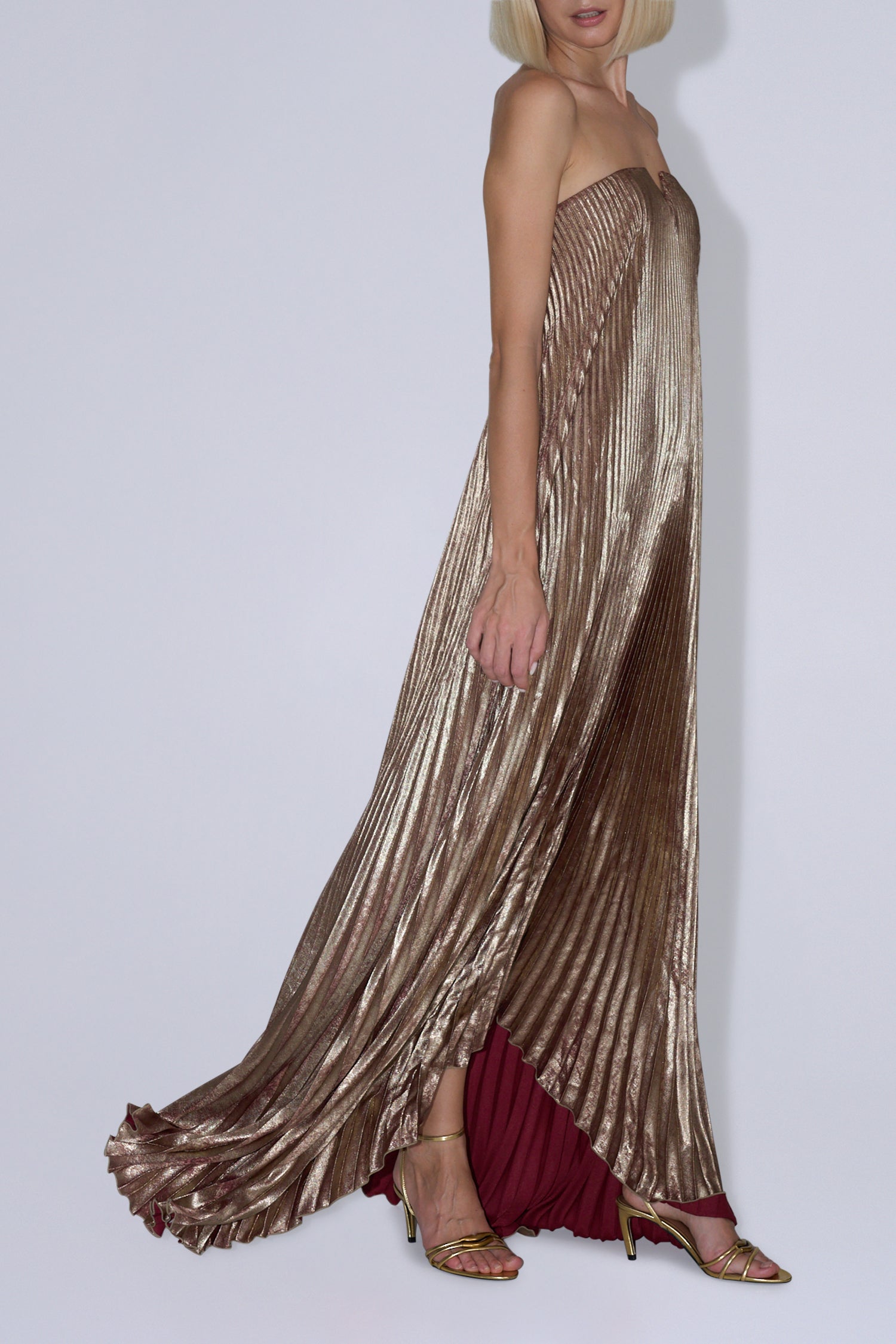 Black Tie Gown - Ruby Shimmer