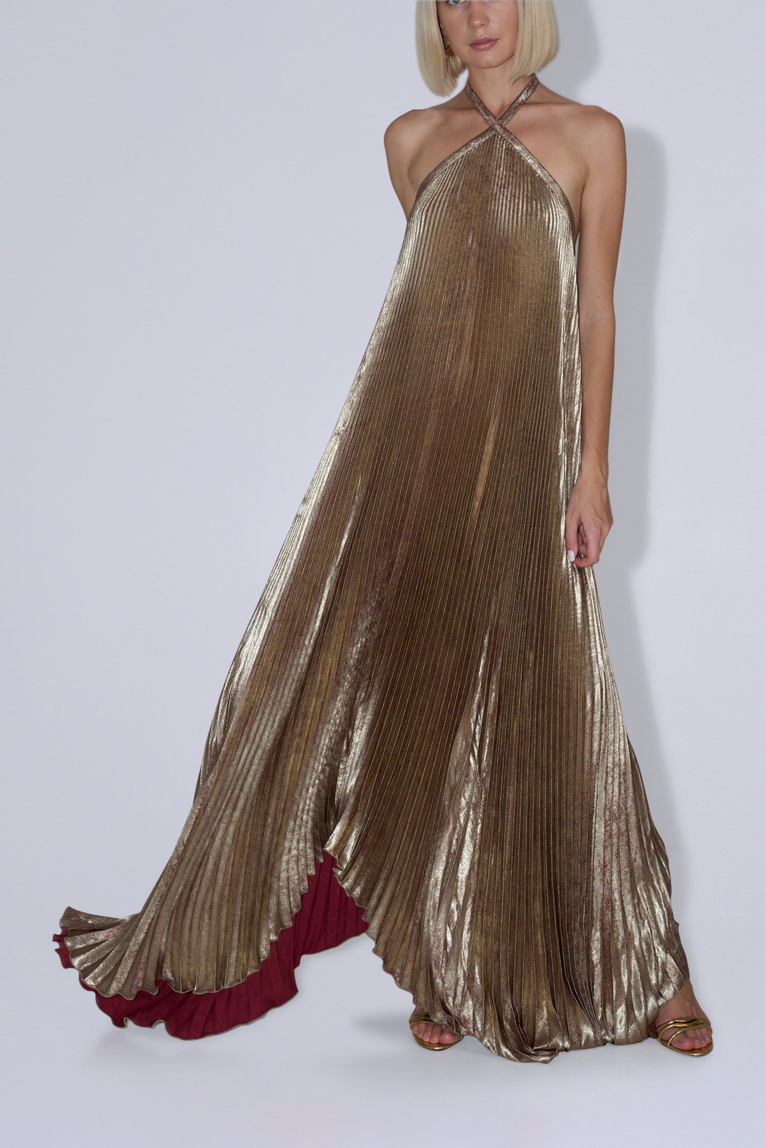 Deesse Gown - Ruby Shimmer