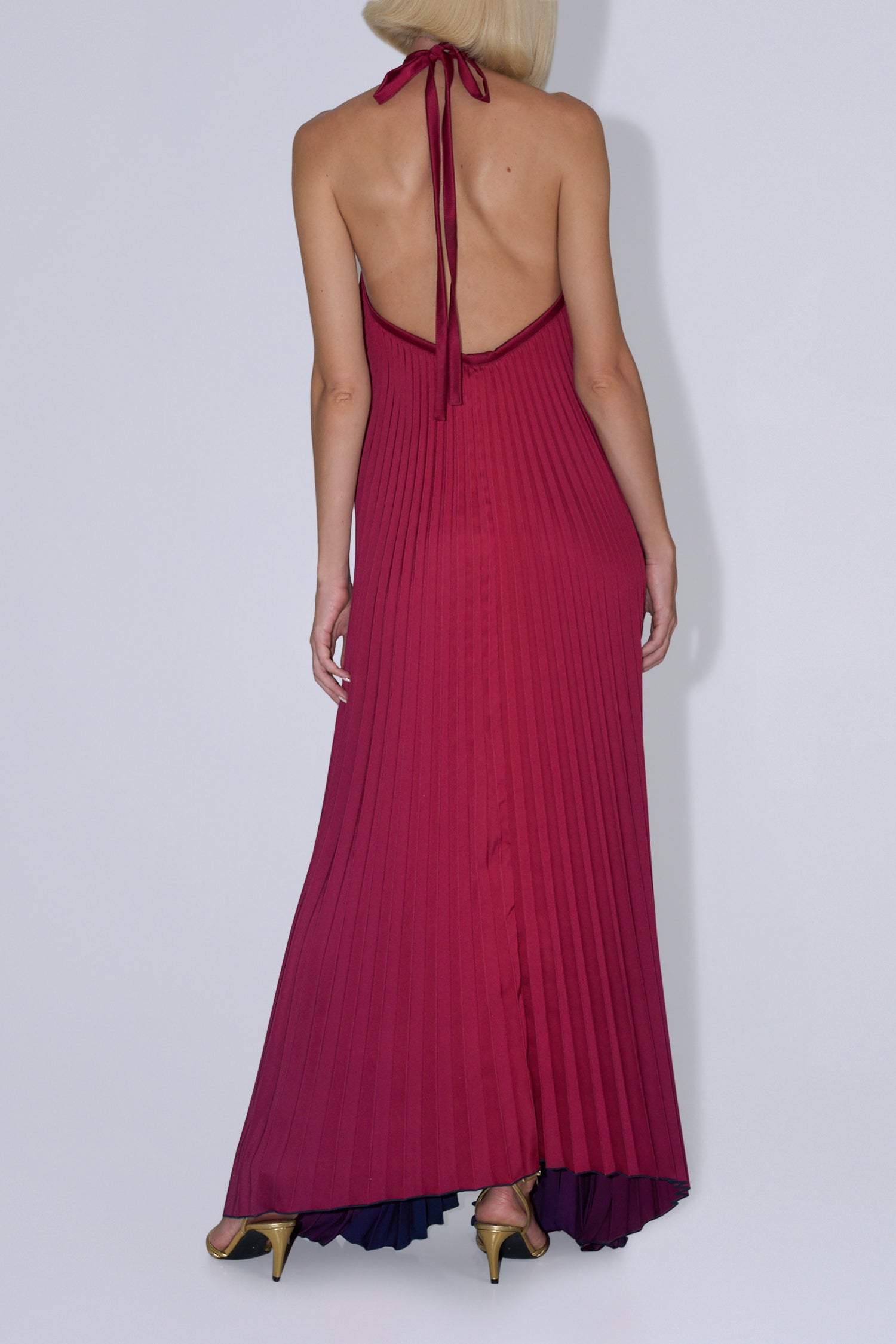 Deesse Gown - Oxblood Ombre