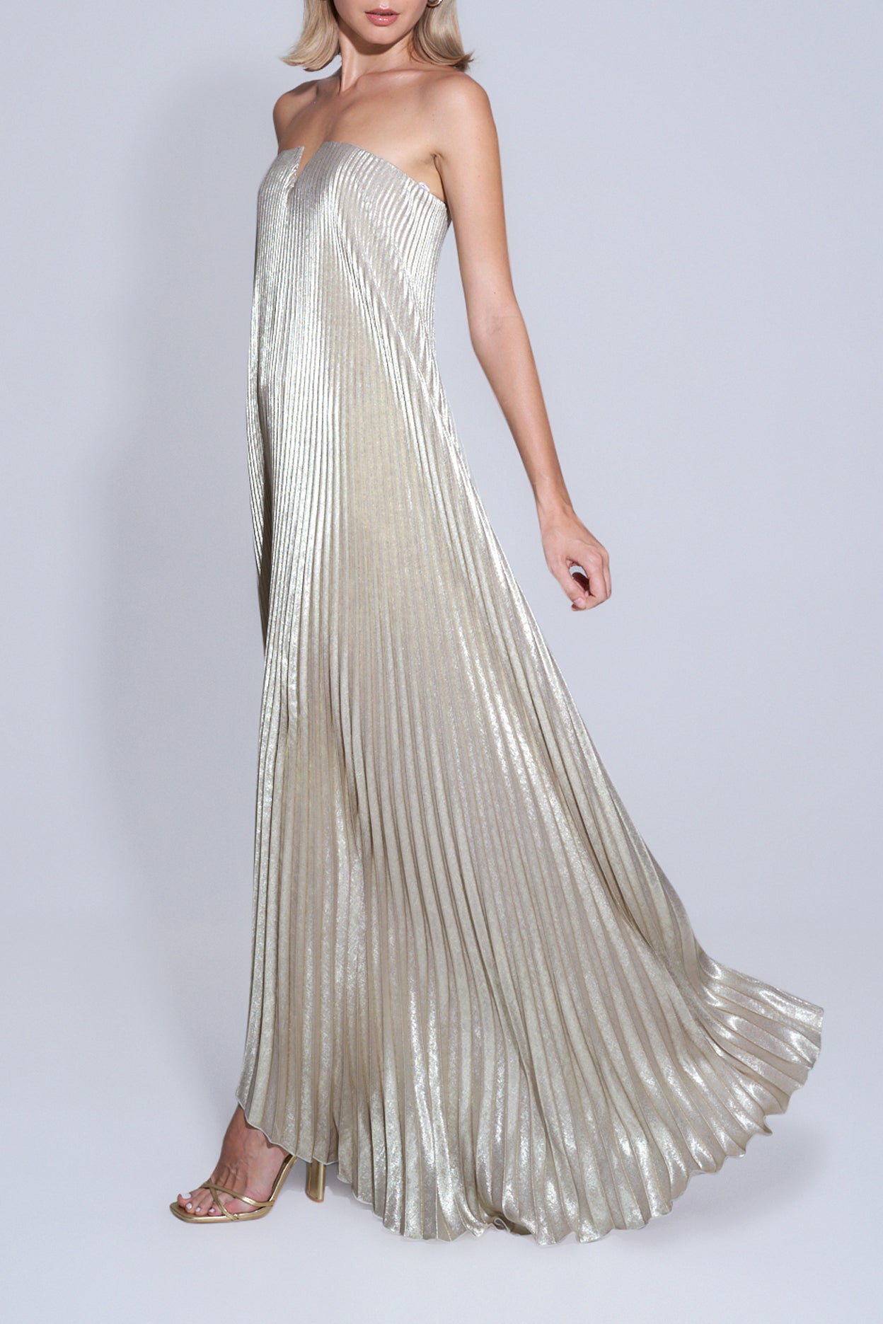 Black Tie Gown - Gold Shimmer