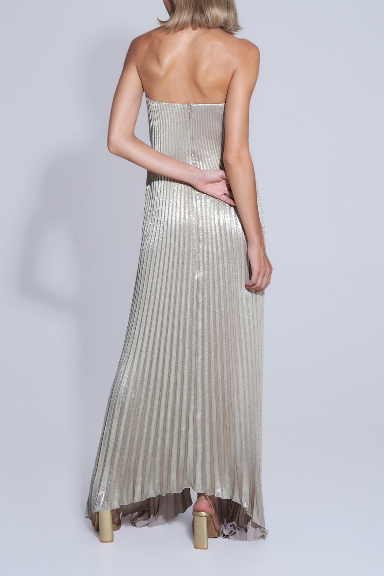 Black Tie Gown - Gold Shimmer