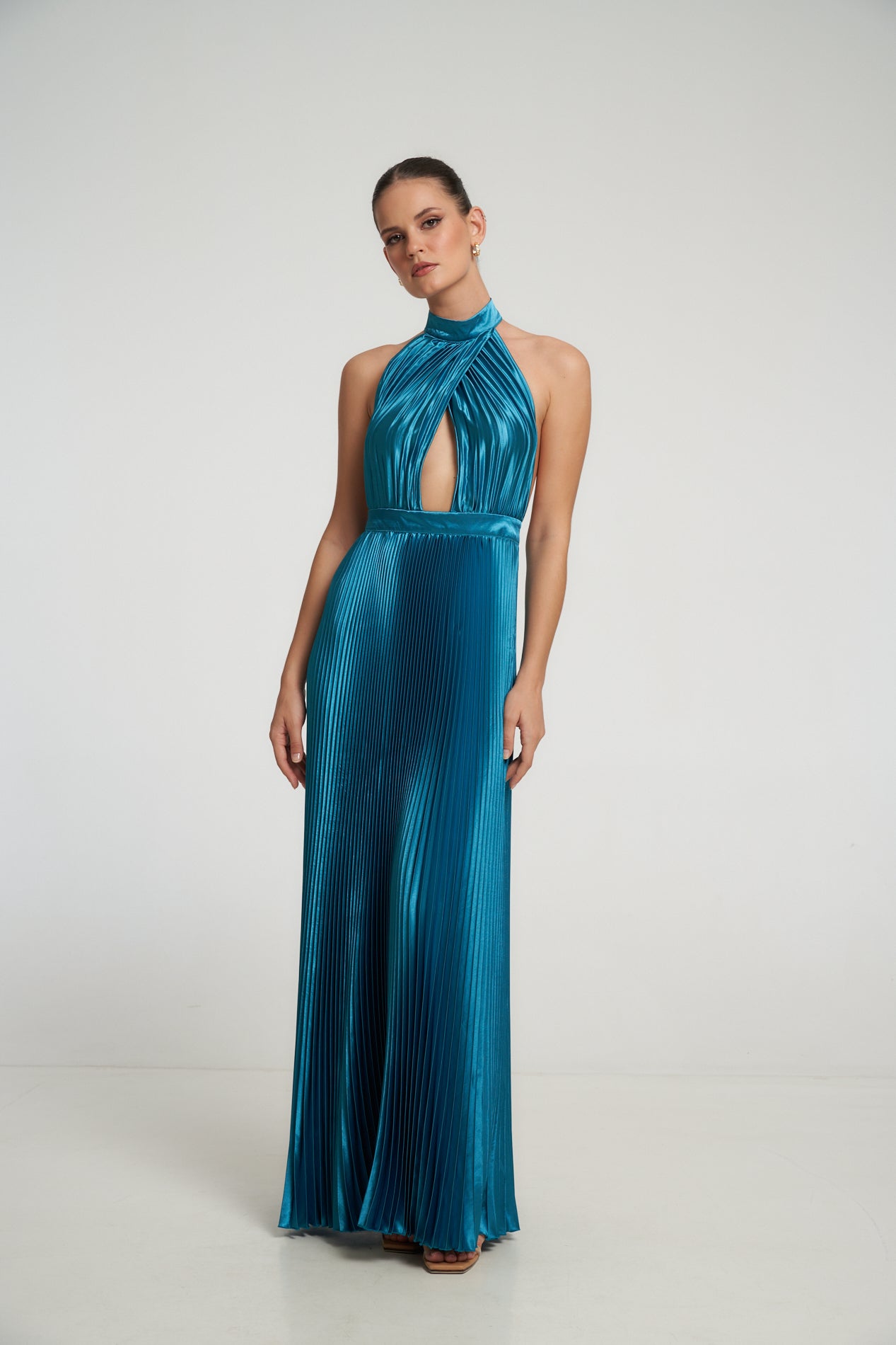 Renaissance Full Length Gown - Teal