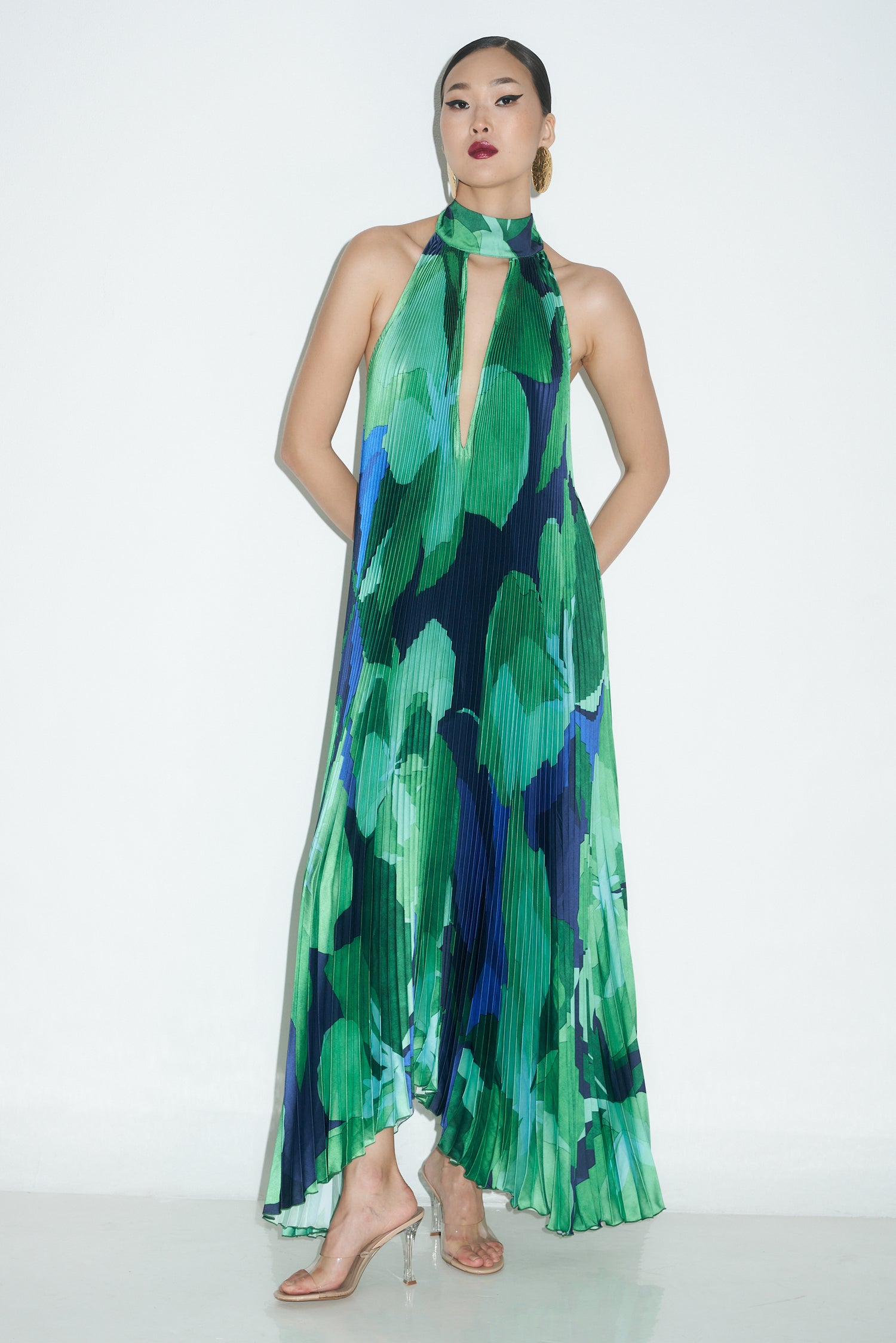 Opera Gown - Capri Green